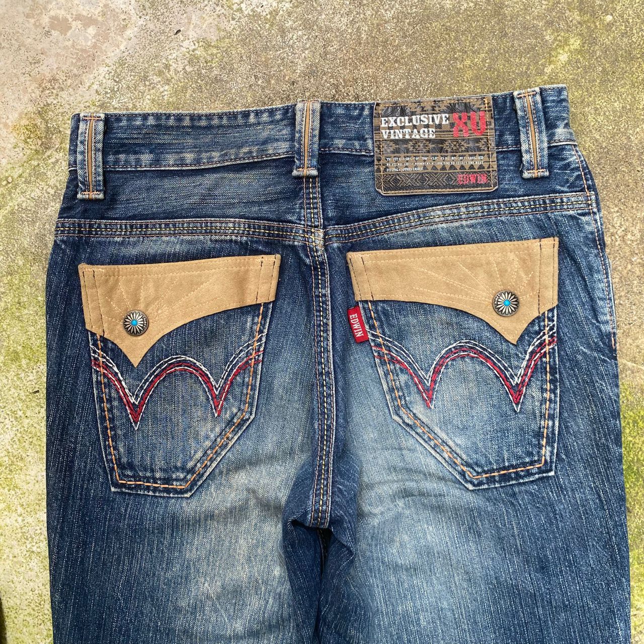 Edwin Vintage Edwin Exclusive Vintage Distressed Denim Size US 31 - 17 Thumbnail