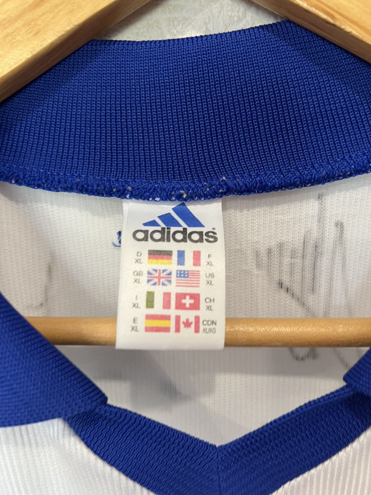 Adidas M. Vasquez Karlsruher Adidas 1998/1999 Home Soccer Jersey Size US XL / EU 56 / 4 - 4 Thumbnail
