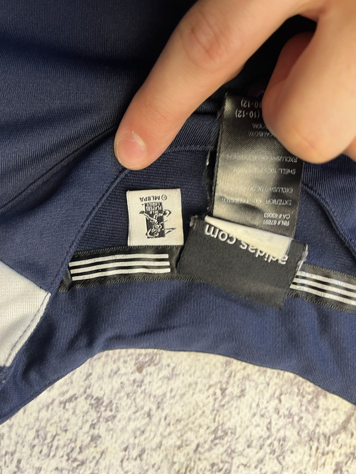 New York Yankees Vintage Adidas New York Yankees Junior Jersey #2 Jeter Size US XS / EU 42 / 0 - 12 Thumbnail