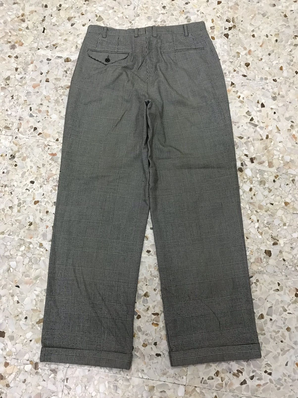 image of Accept Offervintage Burberrys Wool Pant in Black White, Men's (Size 30)