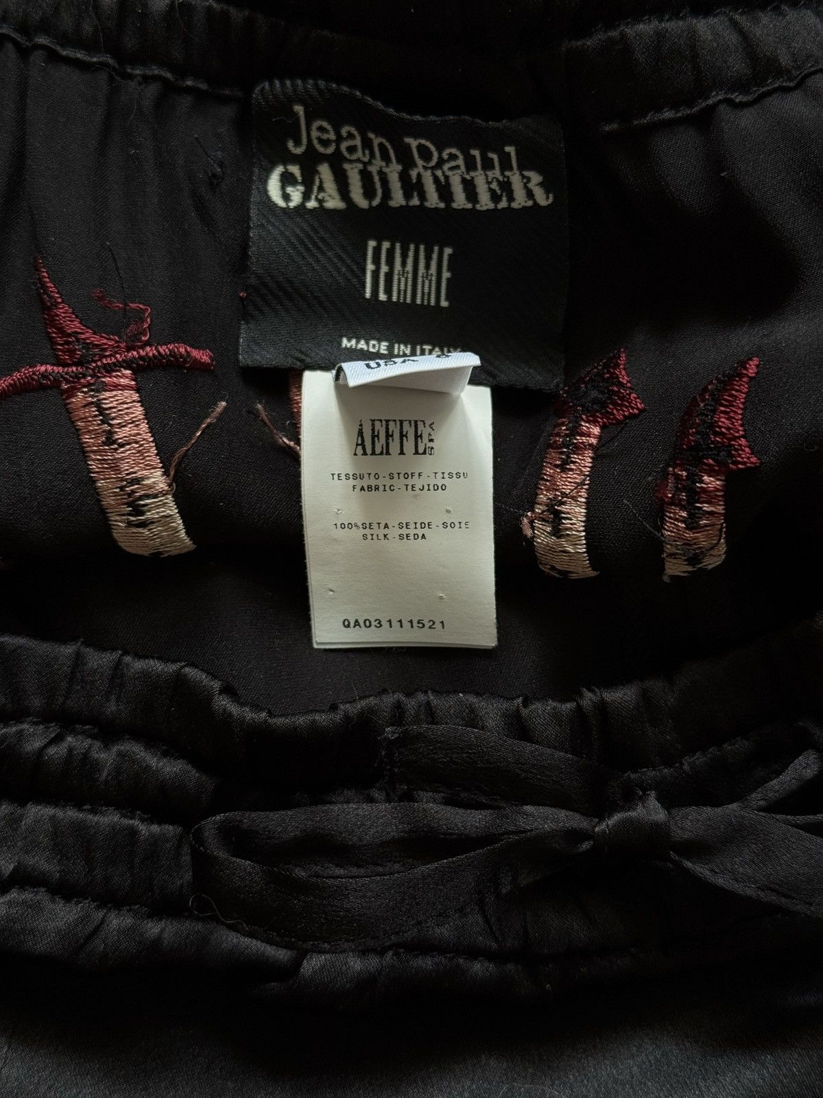 Jean Paul Gaultier Jean Paul Gaultier 1990s archive vintage silk pants JPG Size 30" / US 8 / IT 44 - 14 Thumbnail