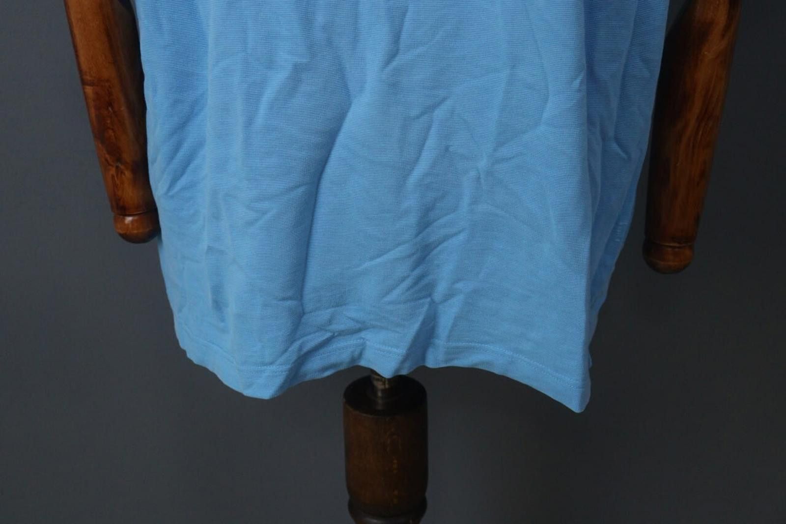 Lacoste Lacoste Blue 100% Cotton Button Front Polo Shirt Size 8 Size US M / EU 48-50 / 2 - 11 Thumbnail