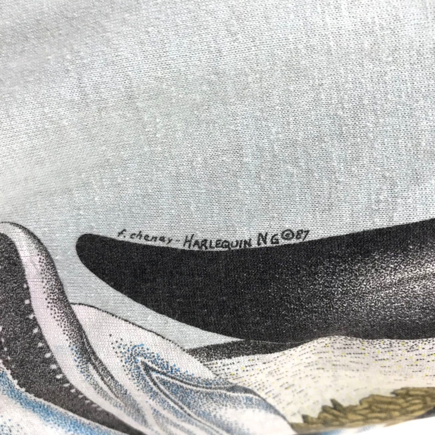 Vintage VINTAGE Marine World Africa U.S.A. T-Shirt Women M Light Blue Animal Graphic 80s Tee Size M / US 6-8 / IT 42-44 - 6 Thumbnail