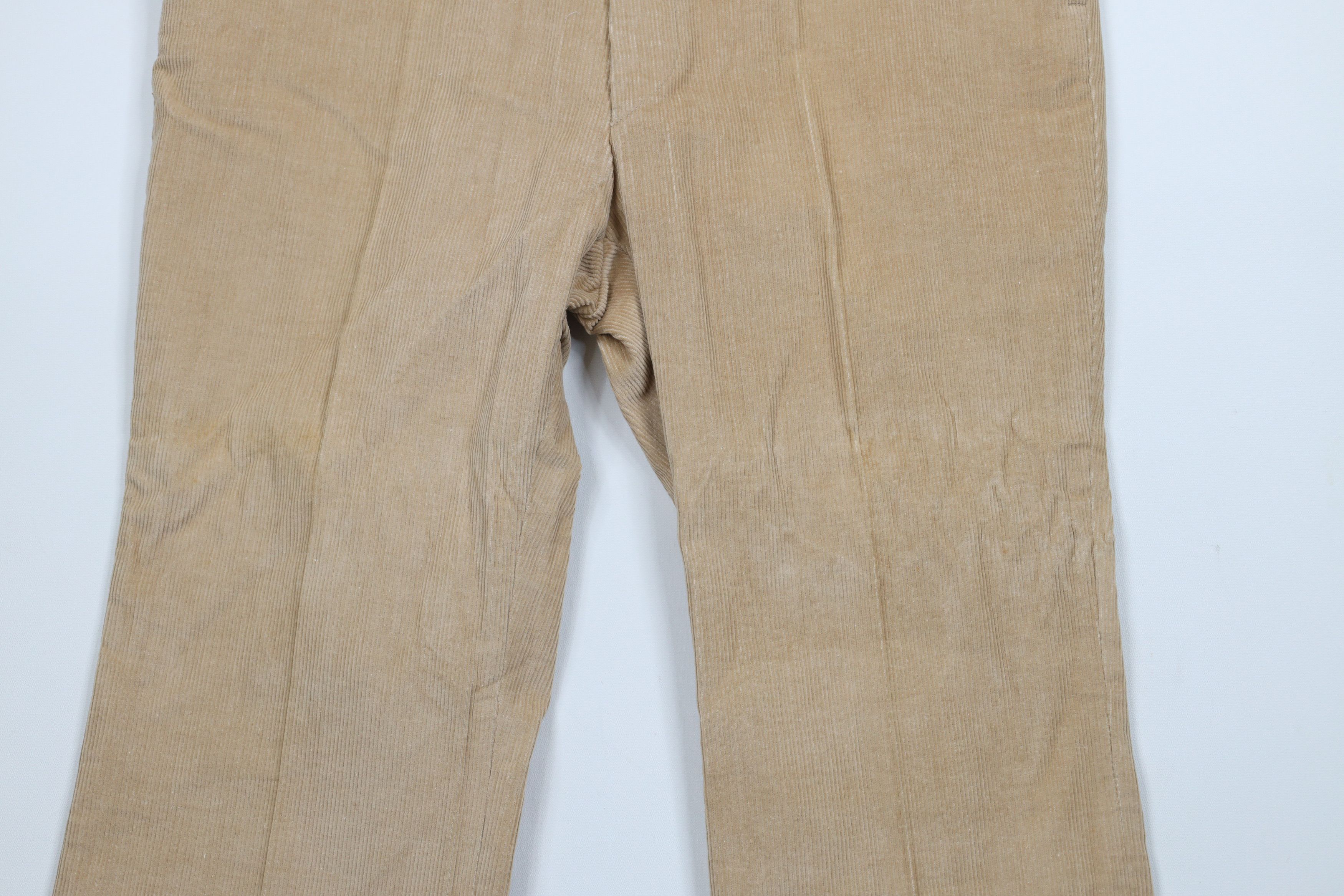 Vintage Vintage 70s Streetwear Bell Bottoms Corduroy Chino Pants Size US 36 / EU 52 - 3 Thumbnail