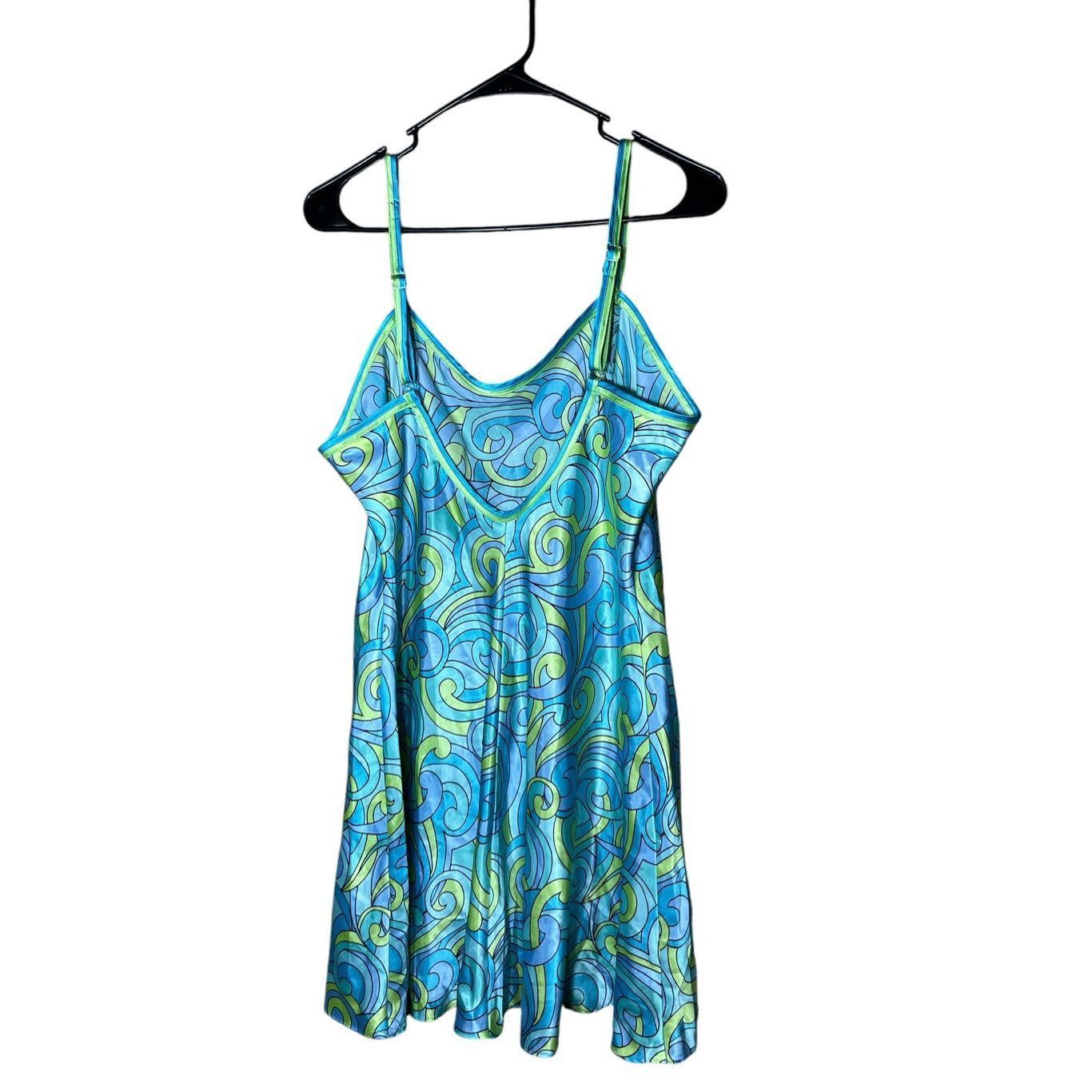 Other Vintage Delicates Groovy Retro Print Slip Dress Size M Size M / US 6-8 / IT 42-44 - 5 Thumbnail