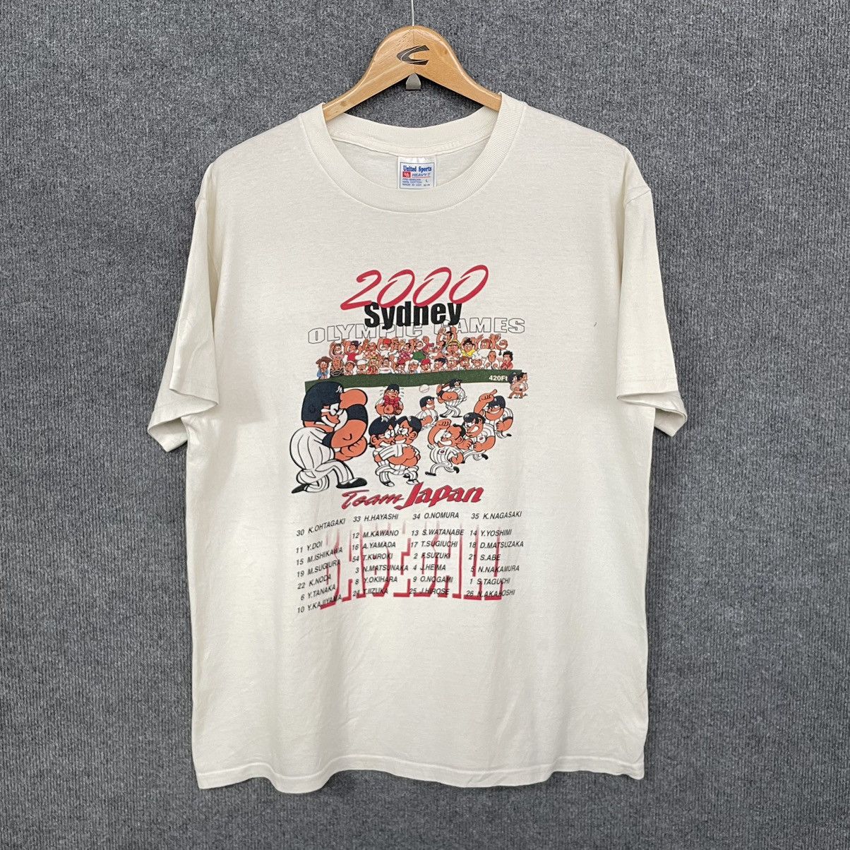USA Olympics × Vintage 2000s Sydney Olympic Japan Baseball Team T Shirt Size US L / EU 52-54 / 3 - 1 Thumbnail