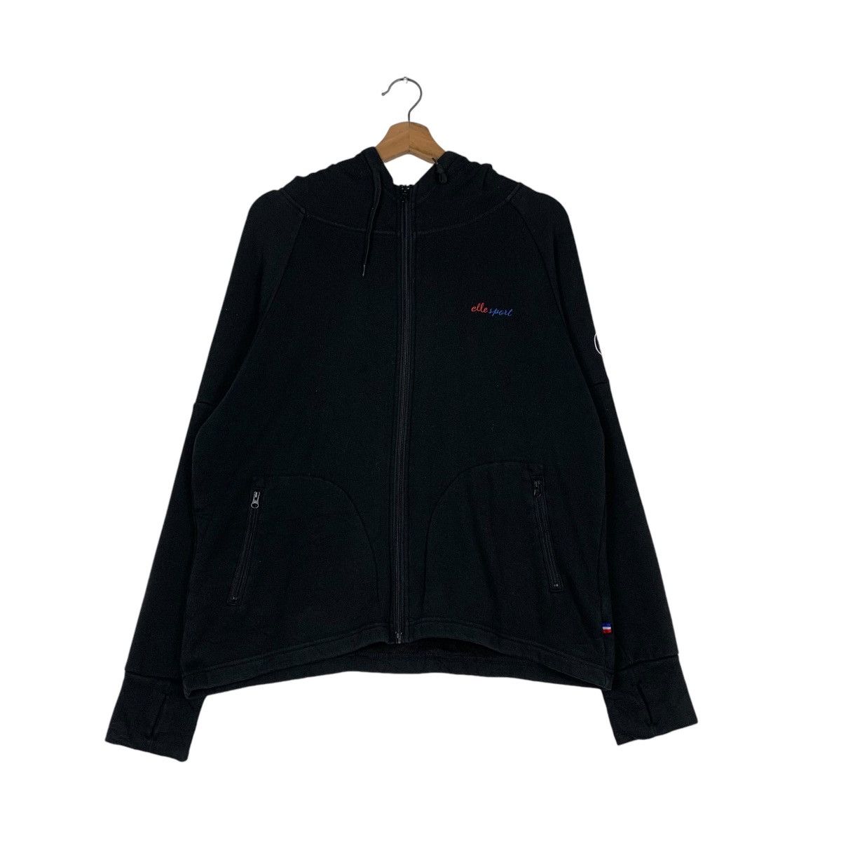 Japanese Brand ELLE SPORT Zipper Hoodies Sweatshirt #1294-C58 Size L / US 10 / IT 46 - 10 Thumbnail