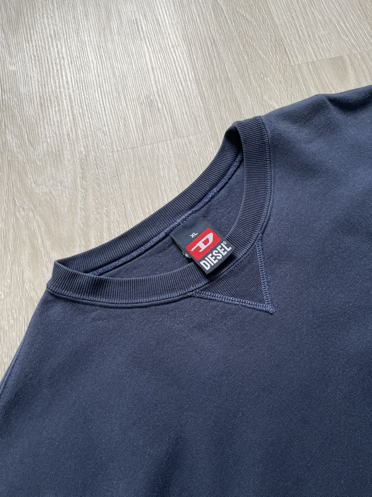 Diesel Vintage DIESEL Crewneck Sweatshirt Patch Logo Grunge Size US XL / EU 56 / 4 - 4 Thumbnail
