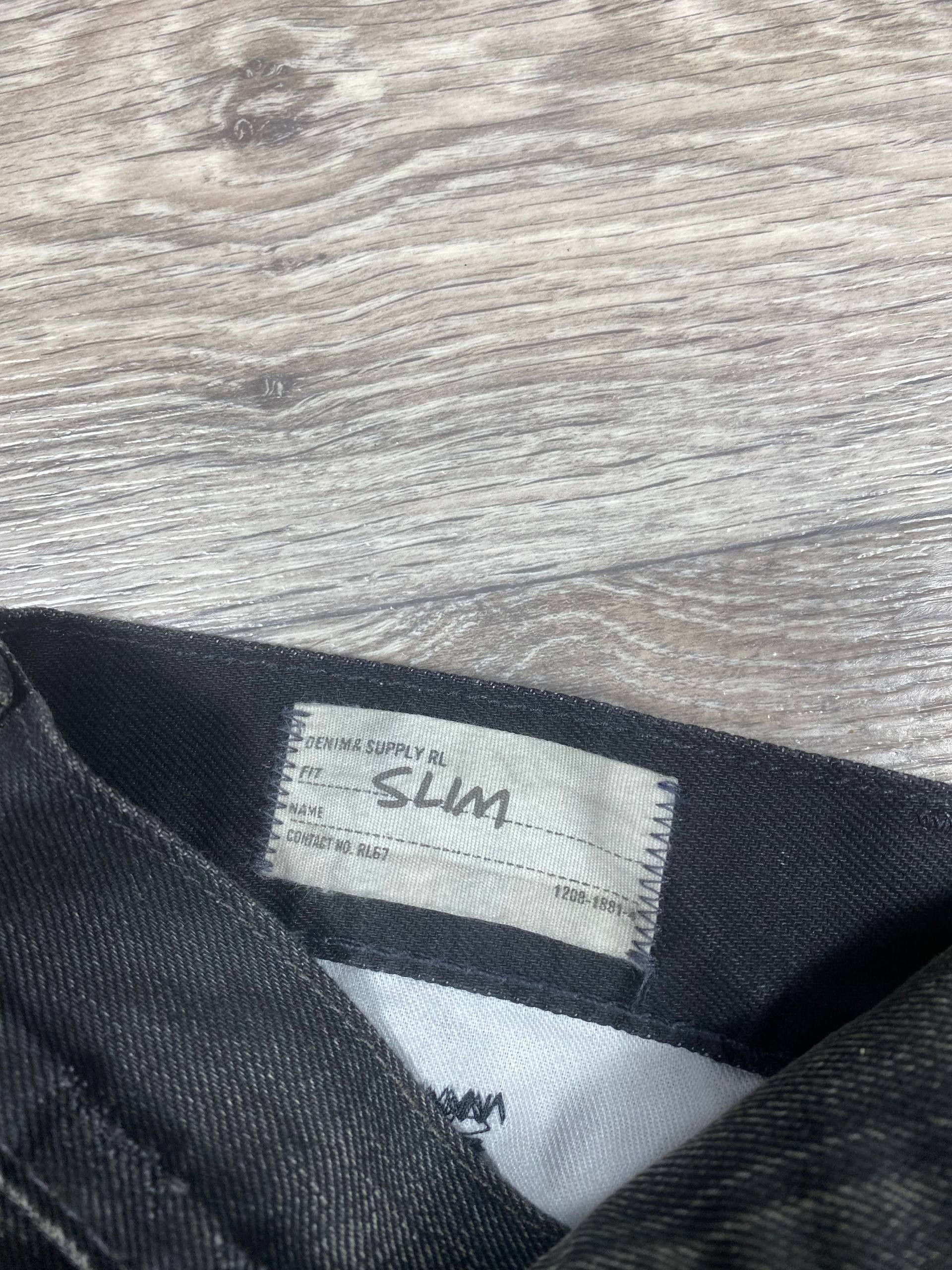 Denim & Supply Ralph Lauren Ralph Lauren Denim And Supply Black Slim Prospect Distressed Size US 32 / EU 48 - 11 Thumbnail