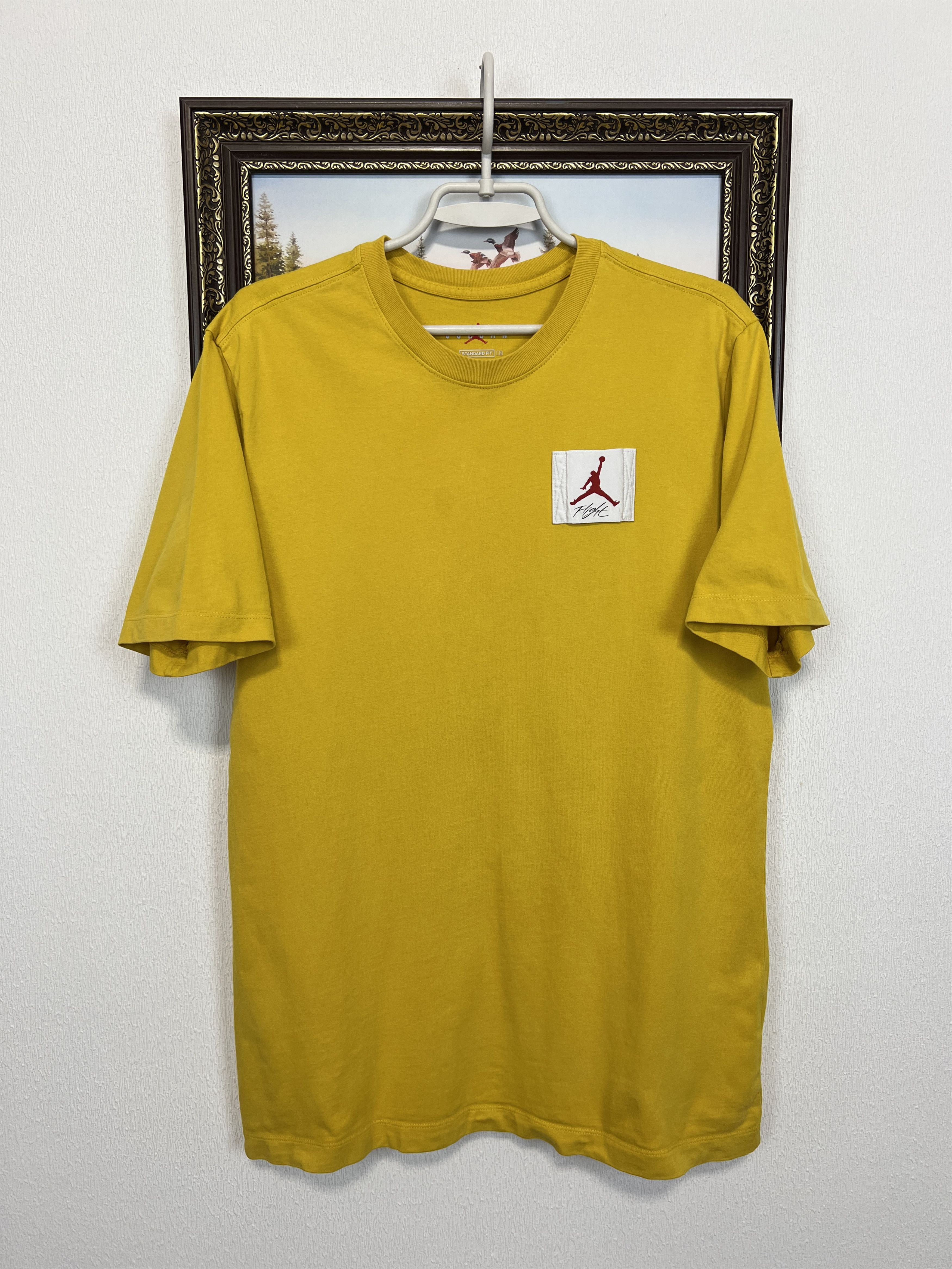 Nike Jordan Flight Essentials Yellow Shirt Tee Jersey Trikot Rare Size US M / EU 48-50 / 2 - 1 Thumbnail