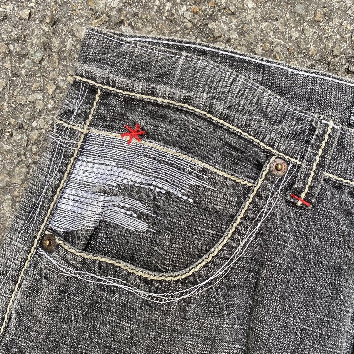 Southpole Y2K Baggy Jeans Royal Blue Faded Grey Denim Jnco Size US 34 / EU 50 - 5 Thumbnail
