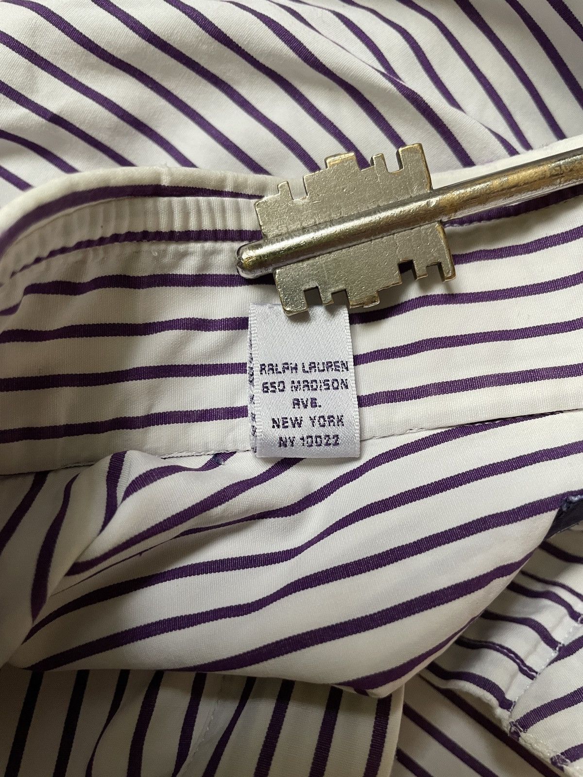RRL Ralph Lauren × Ralph Lauren Purple Label Ralph Lauren Purple Label Striped Shirt Size US M / EU 48-50 / 2 - 7 Thumbnail