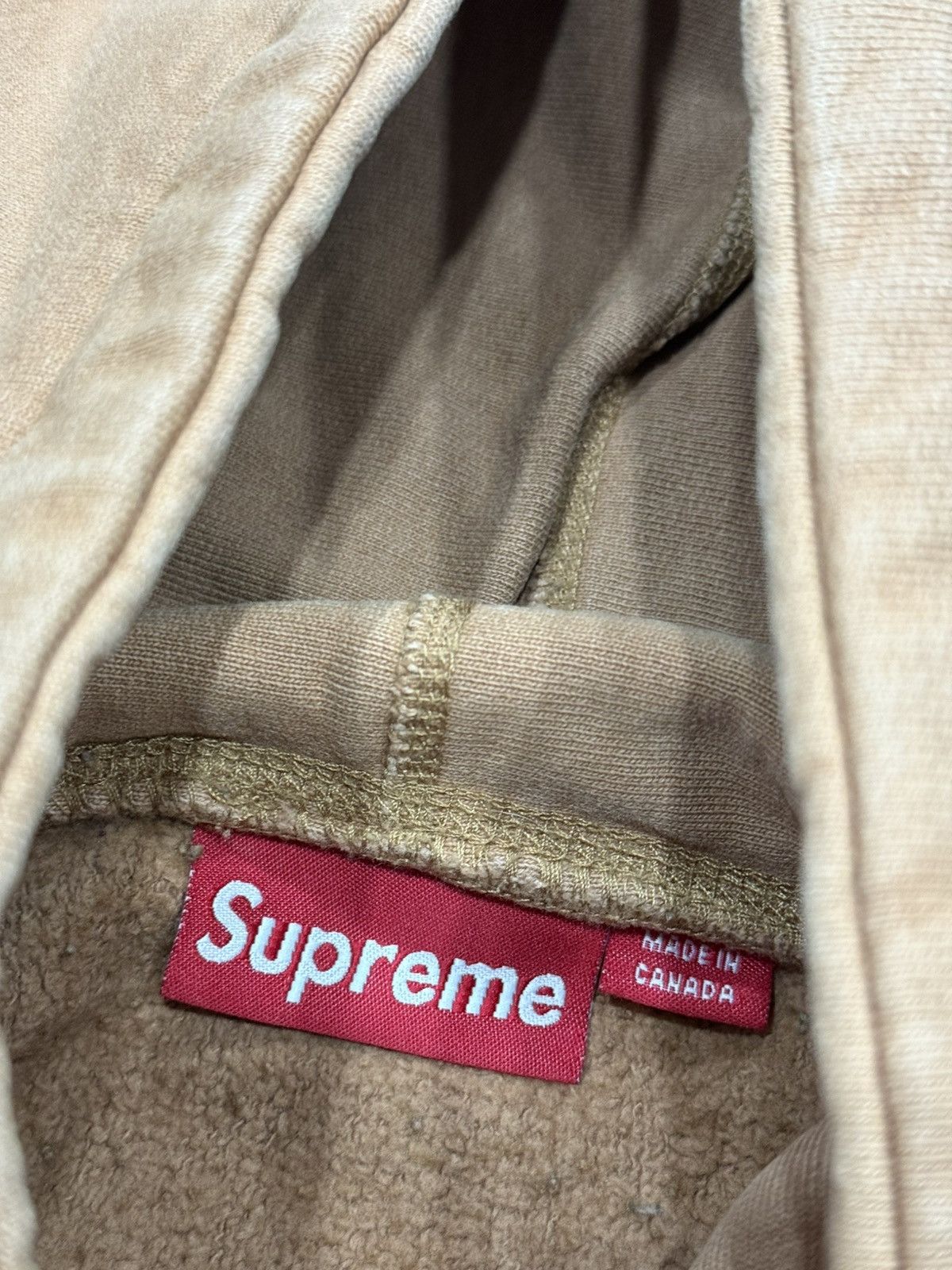 Supreme Supreme Khaki Box Logo Hoodie (2002) Size US M / EU 48-50 / 2 - 12 Thumbnail