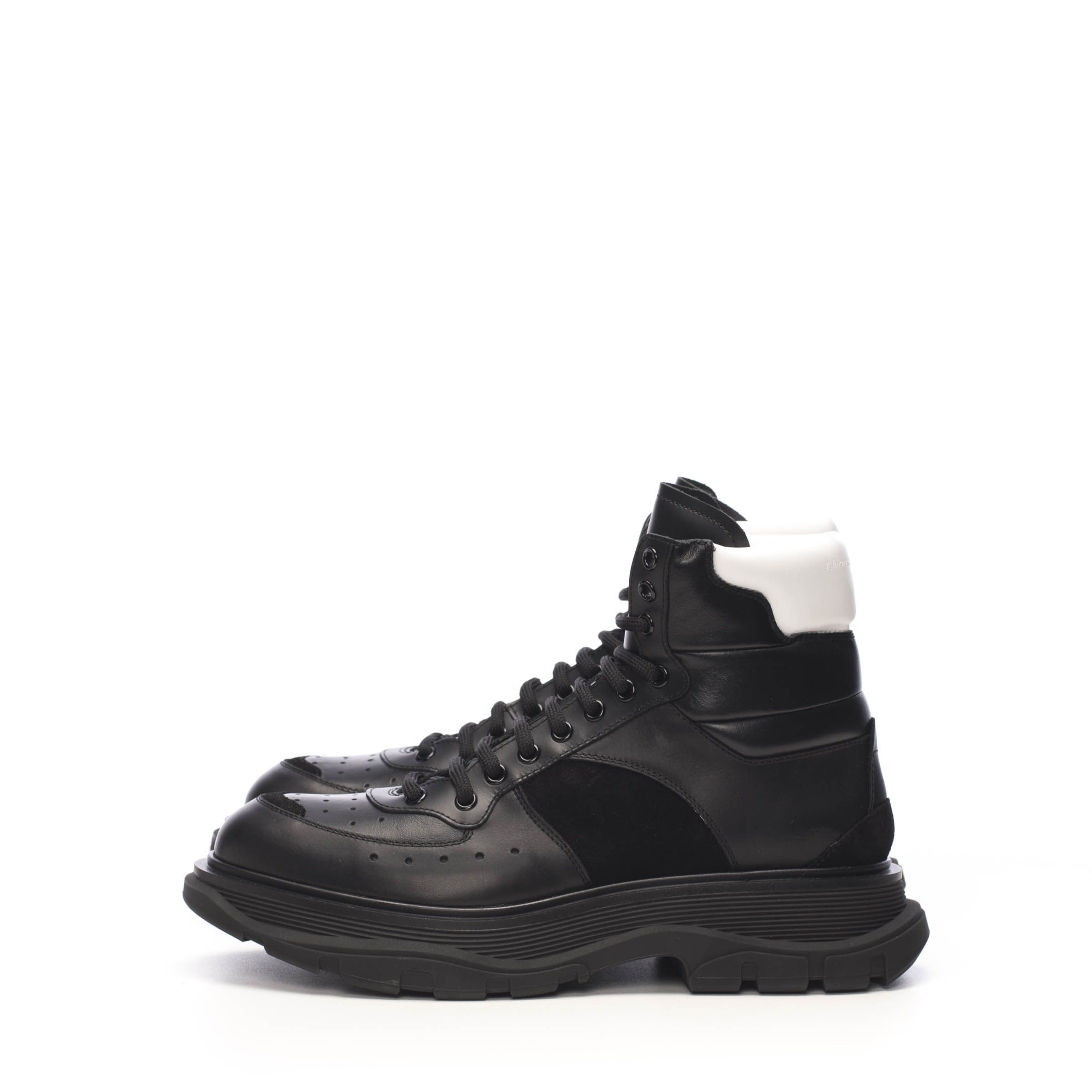 Alexander McQueen Tread Slick Boot In Black Leather Size US 6 / EU 39 - 4 Thumbnail