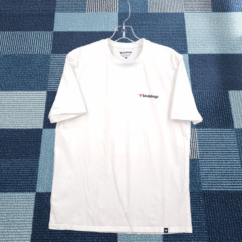 Vintage Birddogs Shirt Mens M White Graphic Cotton Stretch Short Sleeve Athletic Size US M / EU 48-50 / 2 - 1 Thumbnail