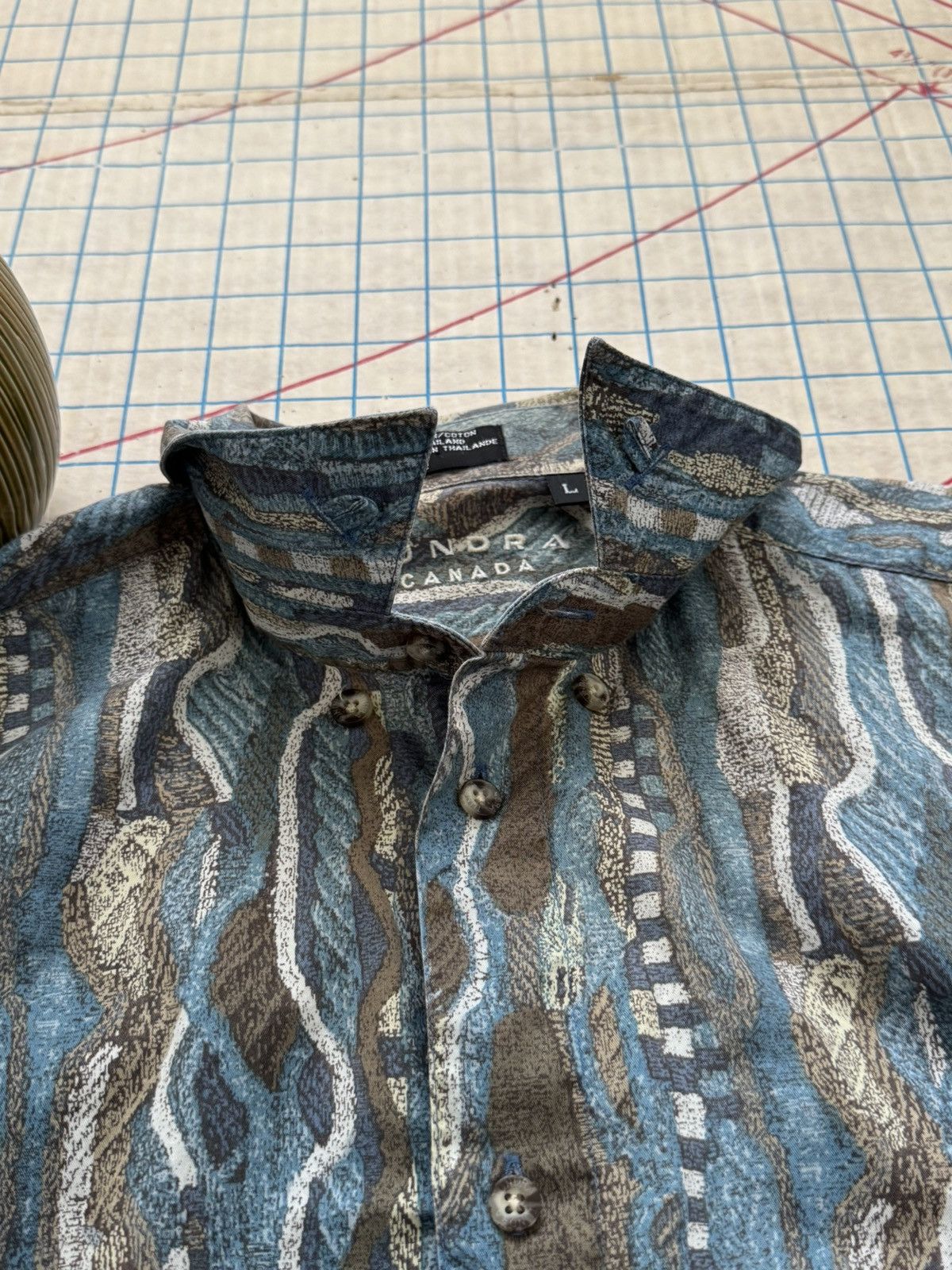 Tundra × Tundra Canada Tundra Canada Colored Cable Knit Style Button Up Shirt Large Size US L / EU 52-54 / 3 - 6 Thumbnail