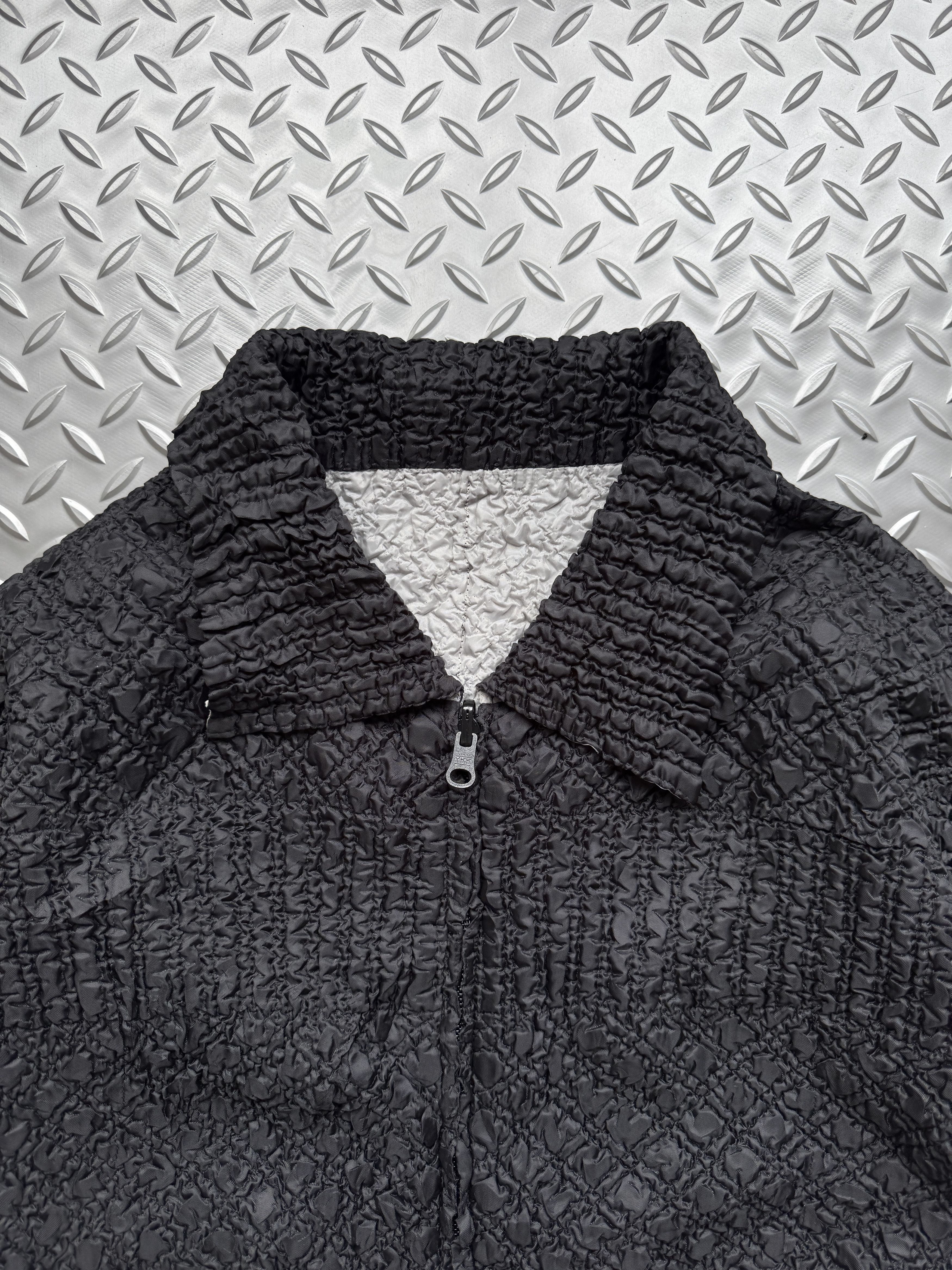 Japanese Brand Japanese Archive Textured Zip Jacket / Yohji Issey Style Size US M / EU 48-50 / 2 - 3 Thumbnail