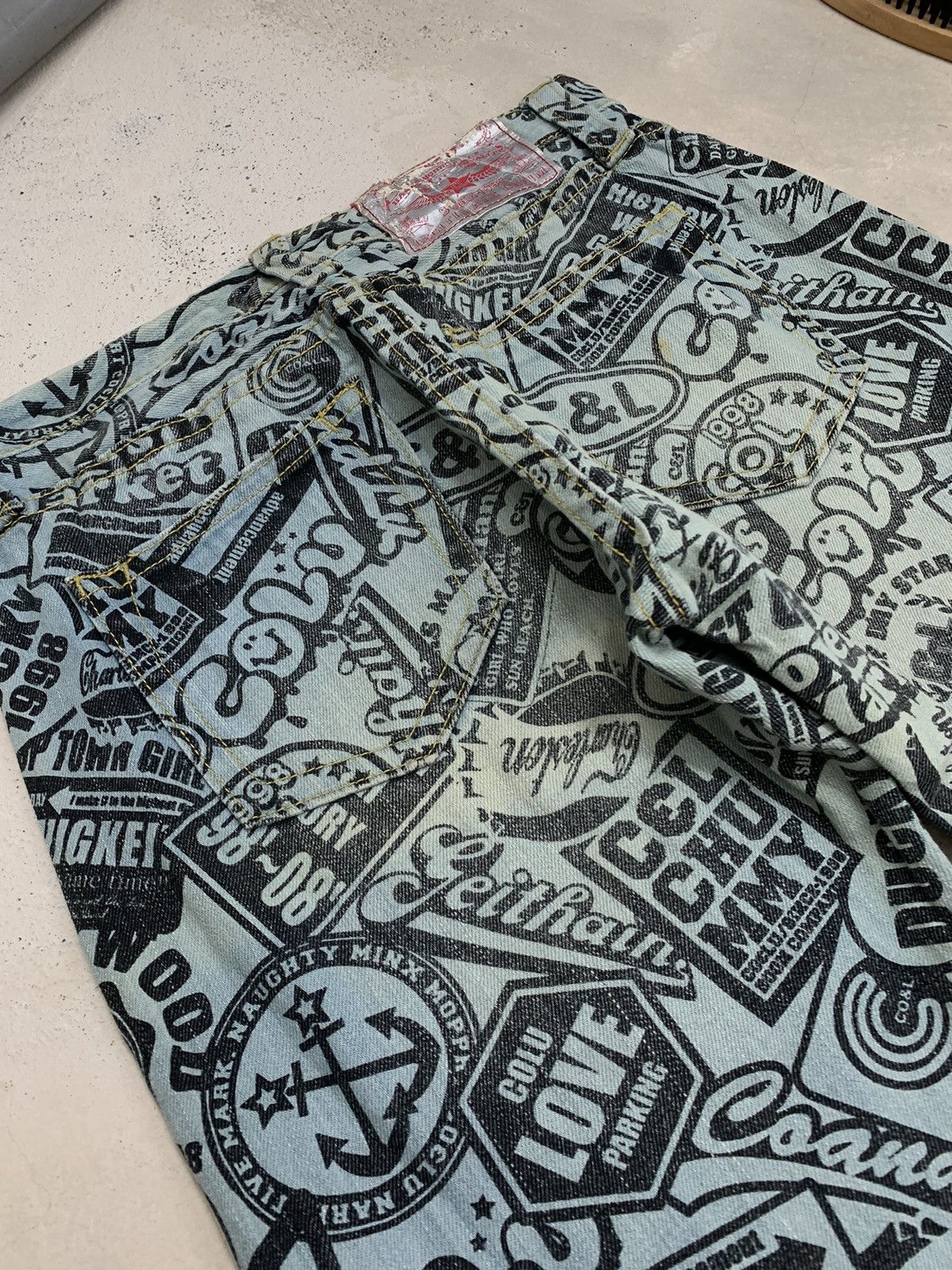Hysteric Glamour Co Lu Overprint Denim Japanese Hysteric Glamour Style Size US 29 - 6 Thumbnail