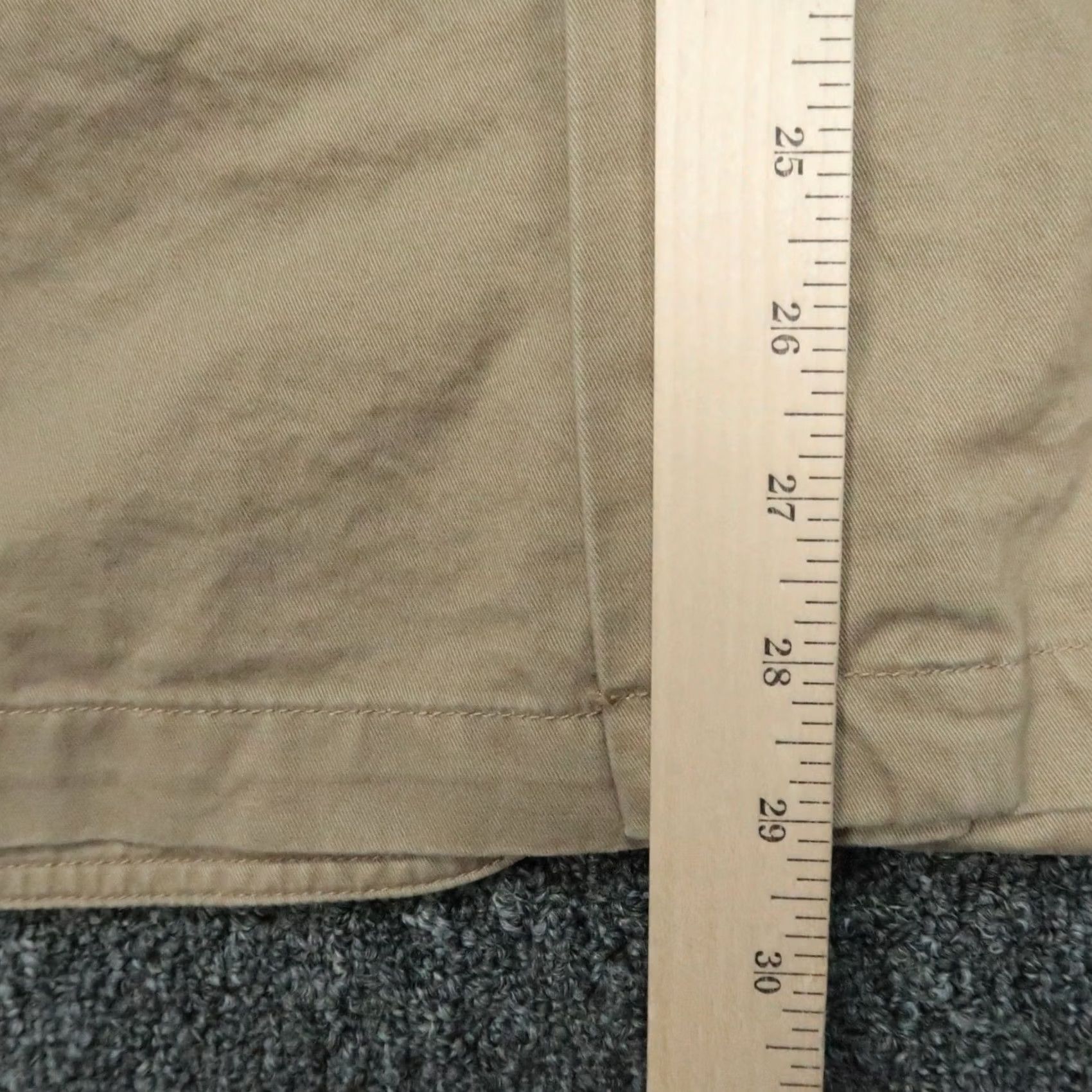 CO Duluth Blazer Mens L Beige Cotton Lined Mid-Length Button Pocketed Casual Workwear 90s Style Mens Size 42R - 7 Thumbnail
