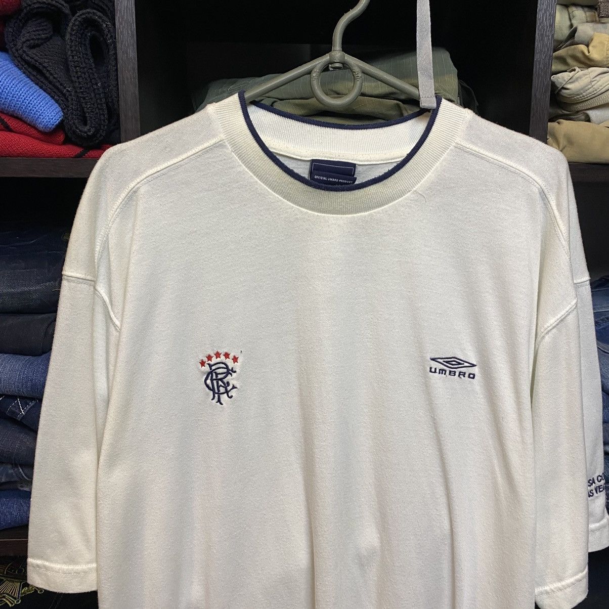 Umbro Vintage Umbro FC Rangers 2005 White soccer tee size XL Size US XL / EU 56 / 4 - 2 Thumbnail