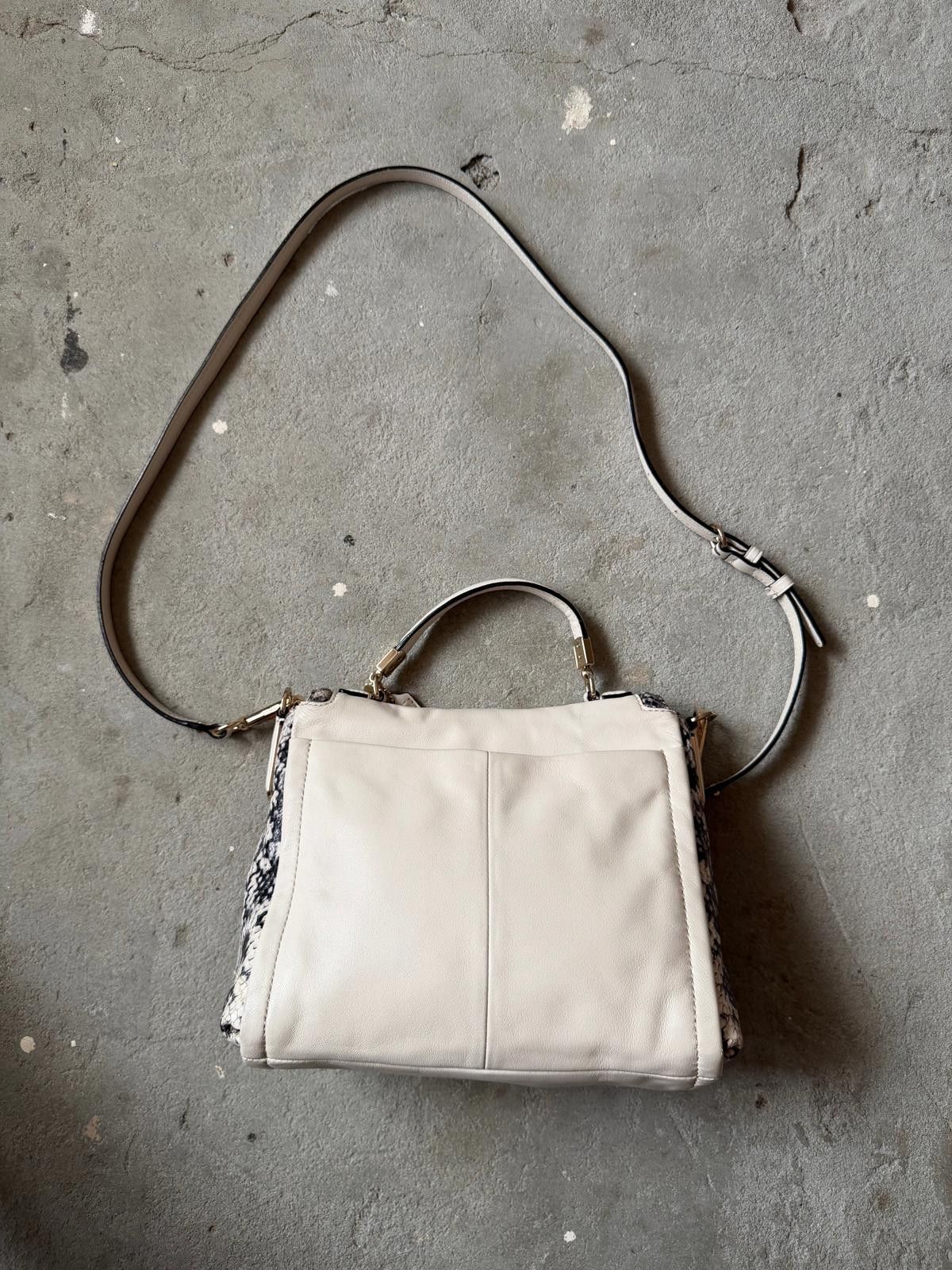 Coach Coach 2Way Madison Python Embossed Top Handle Bag White Size ONE SIZE - 7 Thumbnail