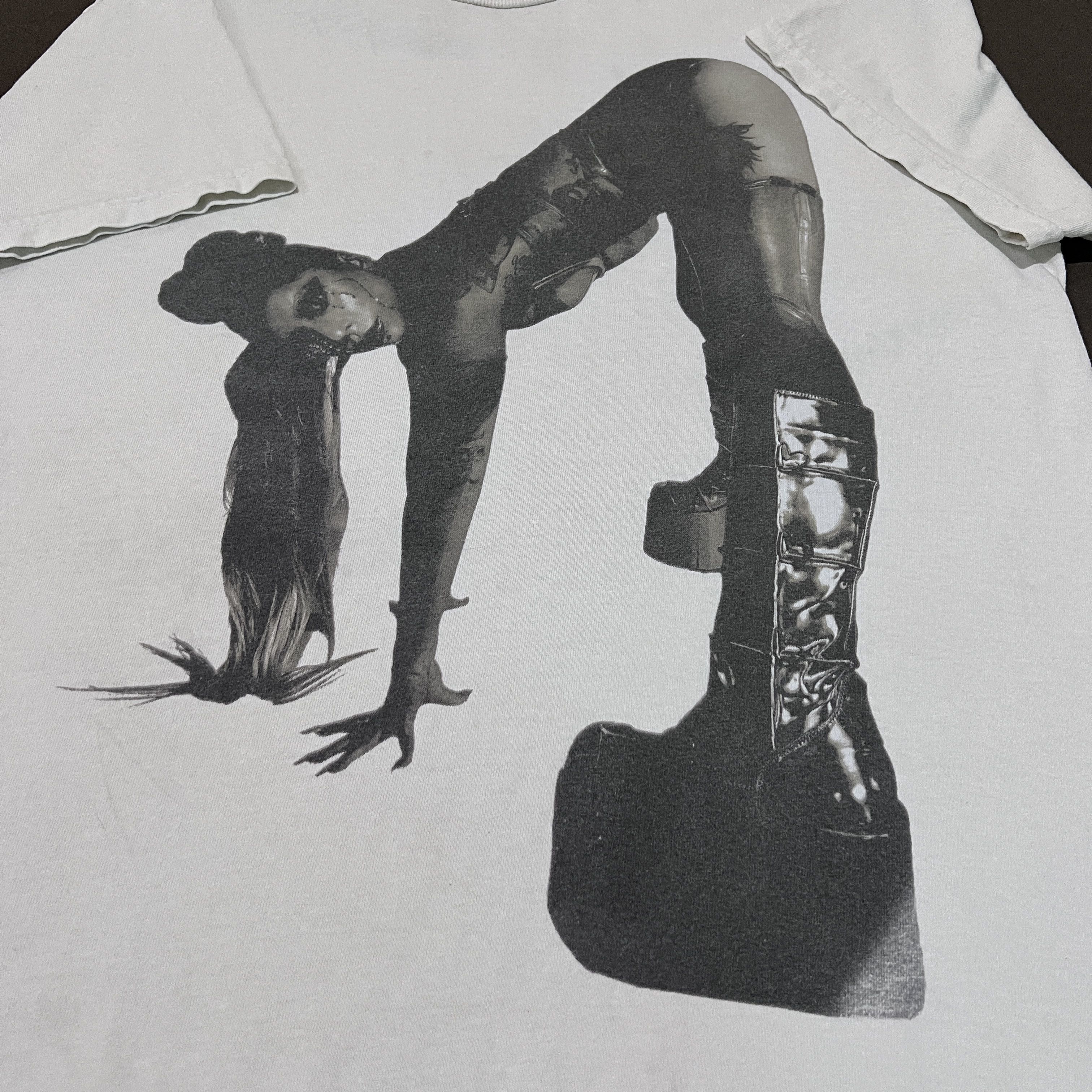 Band Tees × Rap Tees Lady Gaga Chromatica Ball Tour Promo Tee Faded Size US S / EU 44-46 / 1 - 2 Thumbnail