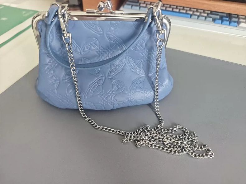 Vivienne Westwood Vivienne Westwood size os Blue Sheepskin Bag Size ONE SIZE - 3 Thumbnail