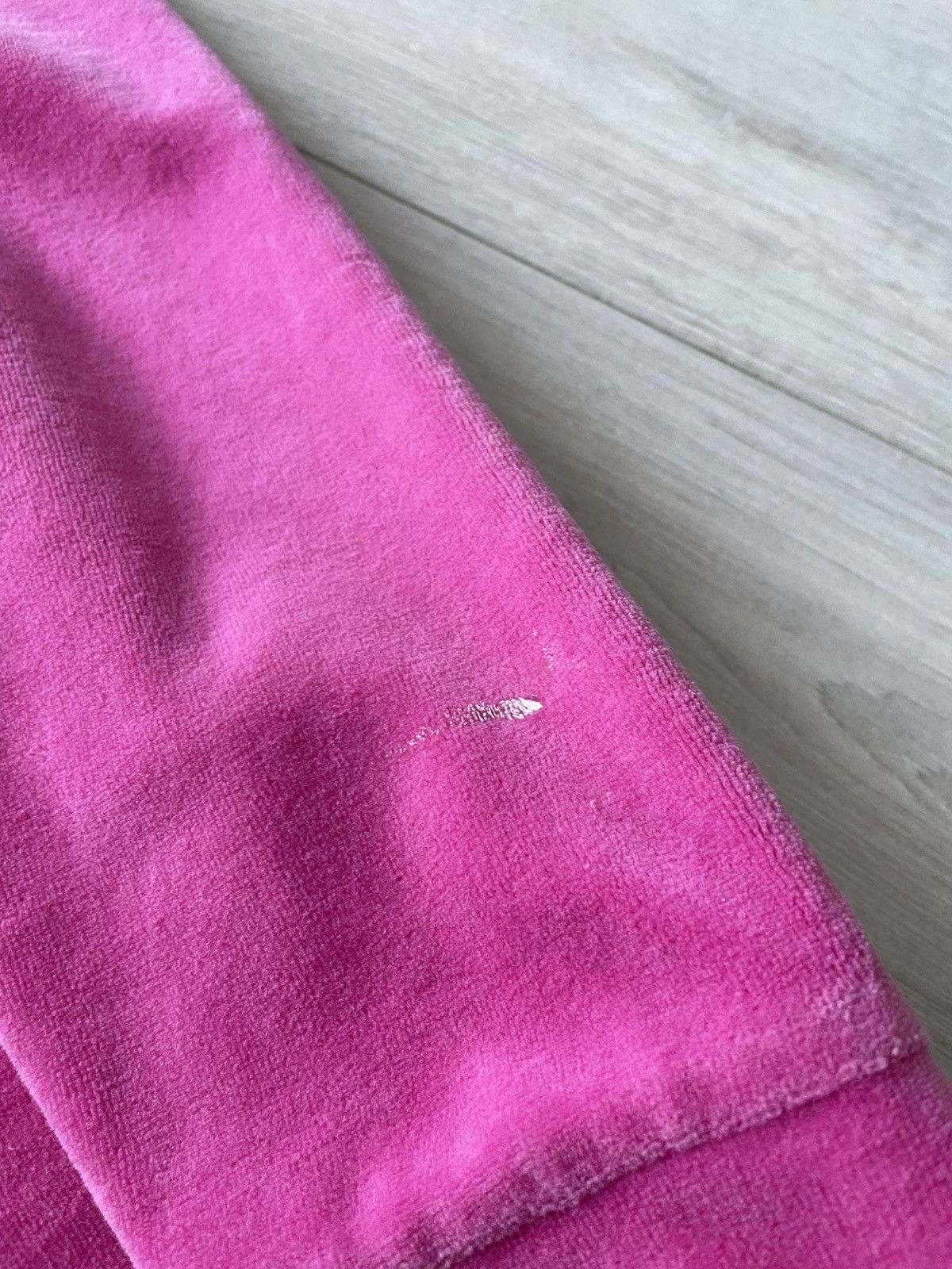 Juicy Couture Vintage 00’s Juicy Couture Pink Y2K Zip Hoodie Big Logo RARE Size XL / US 12-14 / IT 48-50 - 14 Thumbnail