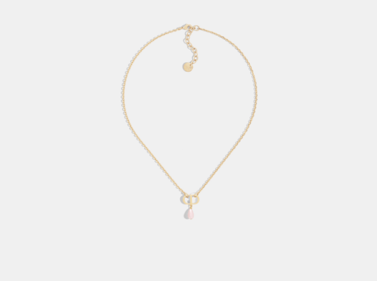 Dior o1w1db10126 N3047W Size : OS / Petit Necklace in Gold/Pink Size ONE SIZE - 1 Thumbnail