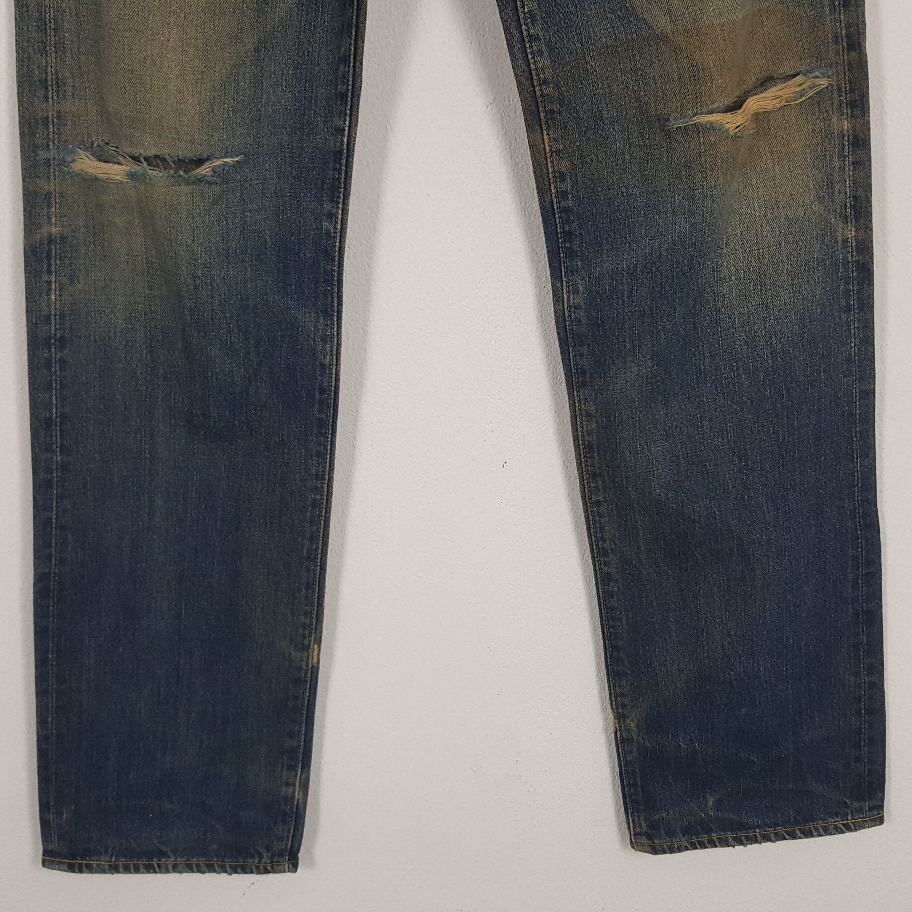 Levi's × Vintage Vintage Levi's 502 Selvedge American Distressed Denim Jeans Size US 28 / EU 44 - 3 Thumbnail