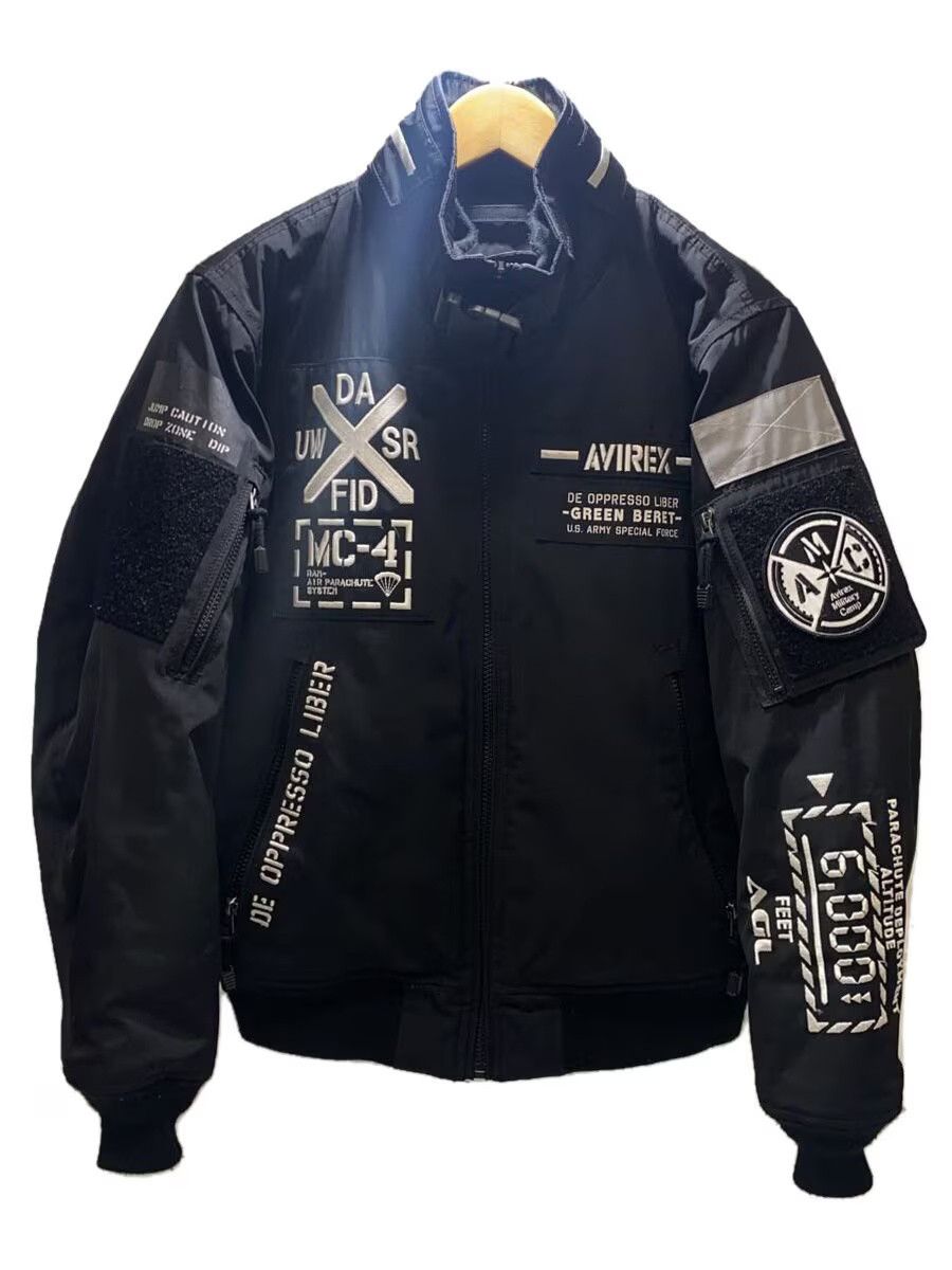 Avirex Avirex Ma-1 Mod Halo Plain Polyester Jacket Black Size US M / EU 48-50 / 2 - 1 Thumbnail