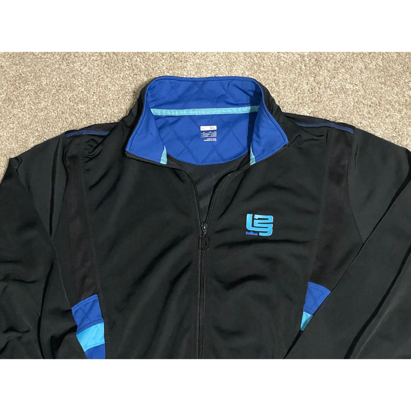 Nike Nike Mens XL Lebron James Witness Soldier NBA Track Jacket Full Zip Size US XL / EU 56 / 4 - 2 Thumbnail