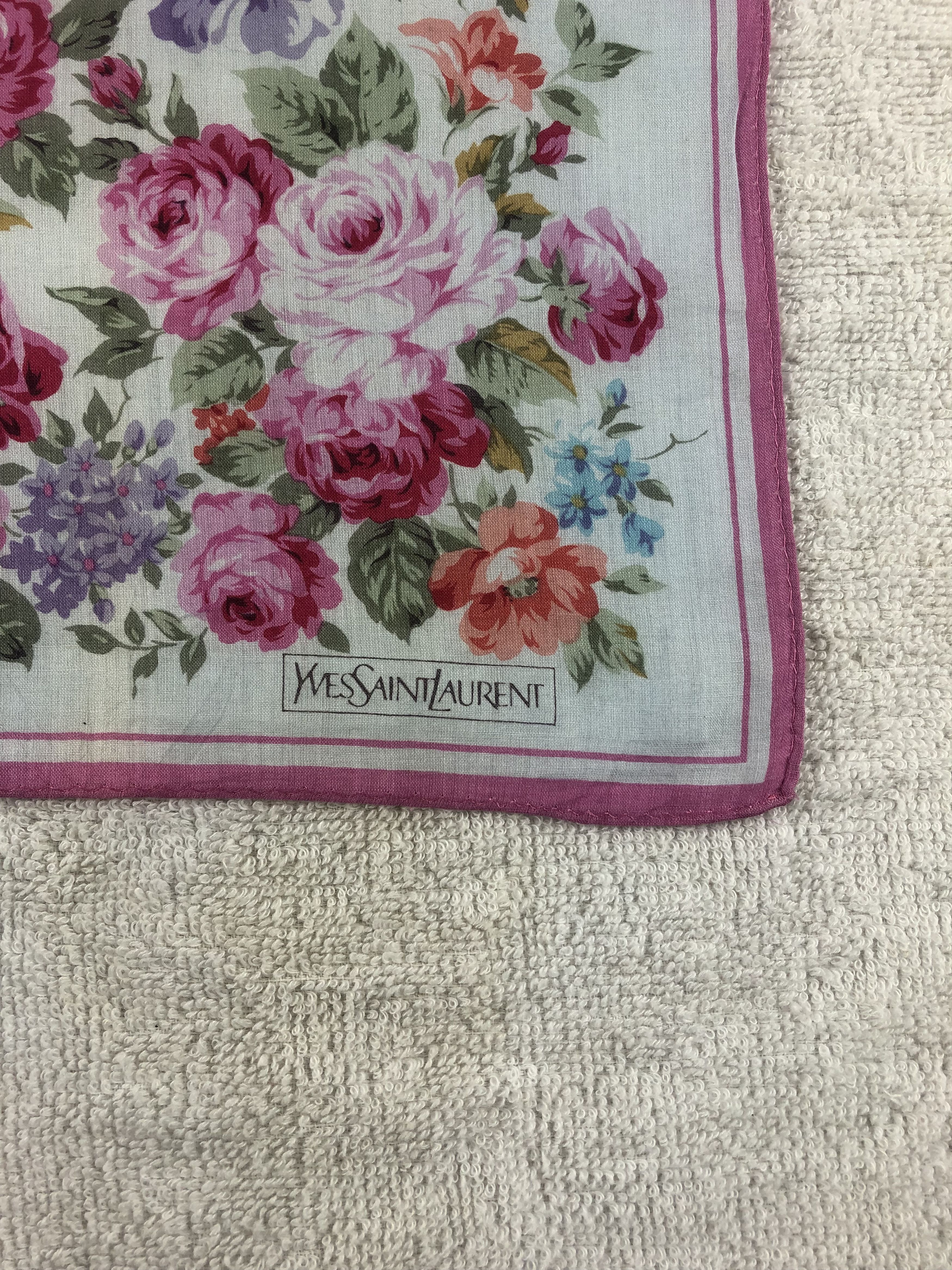 Yves Saint Laurent Yves Saint Laurent Handkerchief / Bandana / Neckerchief Size ONE SIZE - 5 Thumbnail