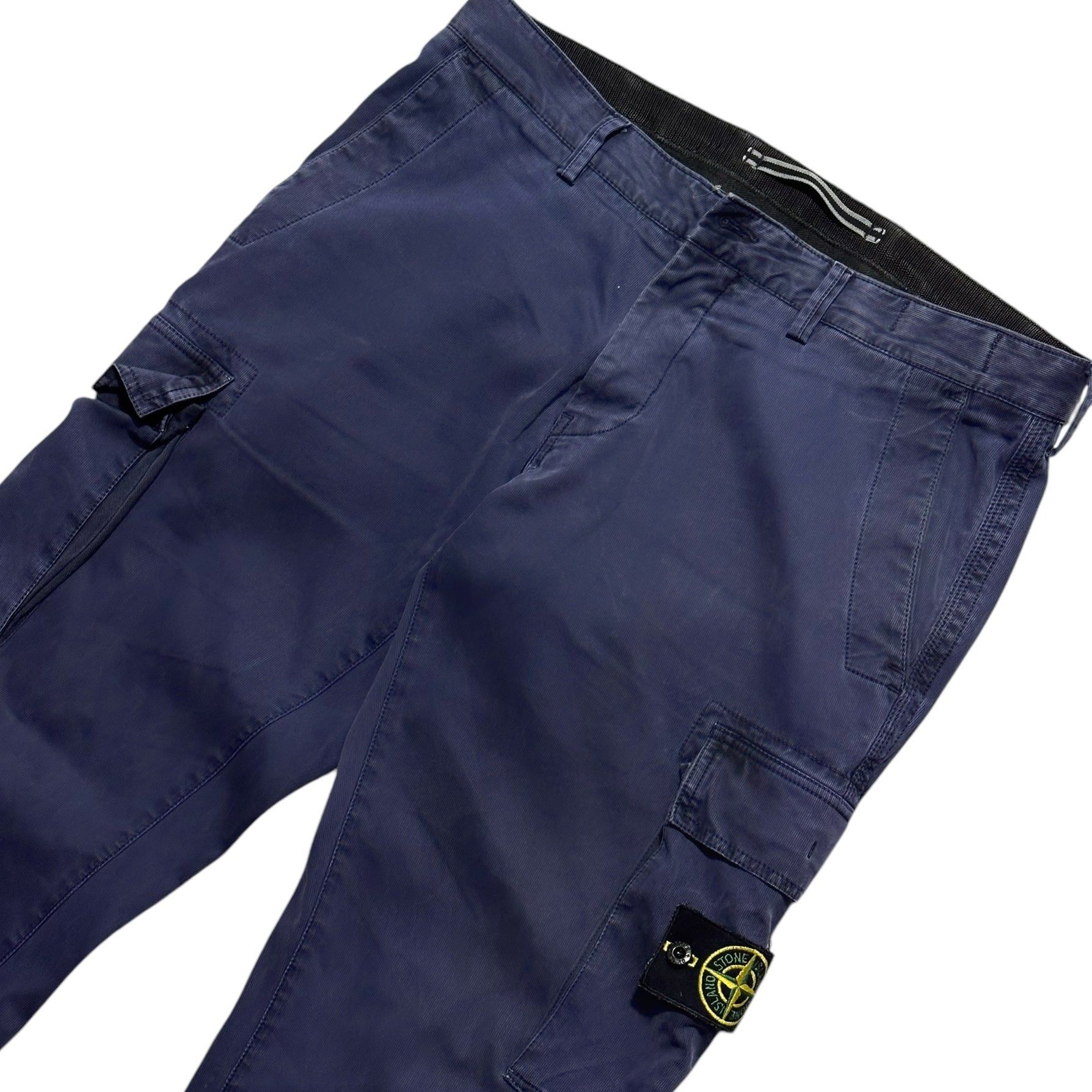 Stone Island Stone Island Slim Fit Canvas Cargo Trousers Size US 34 / EU 50 - 3 Thumbnail