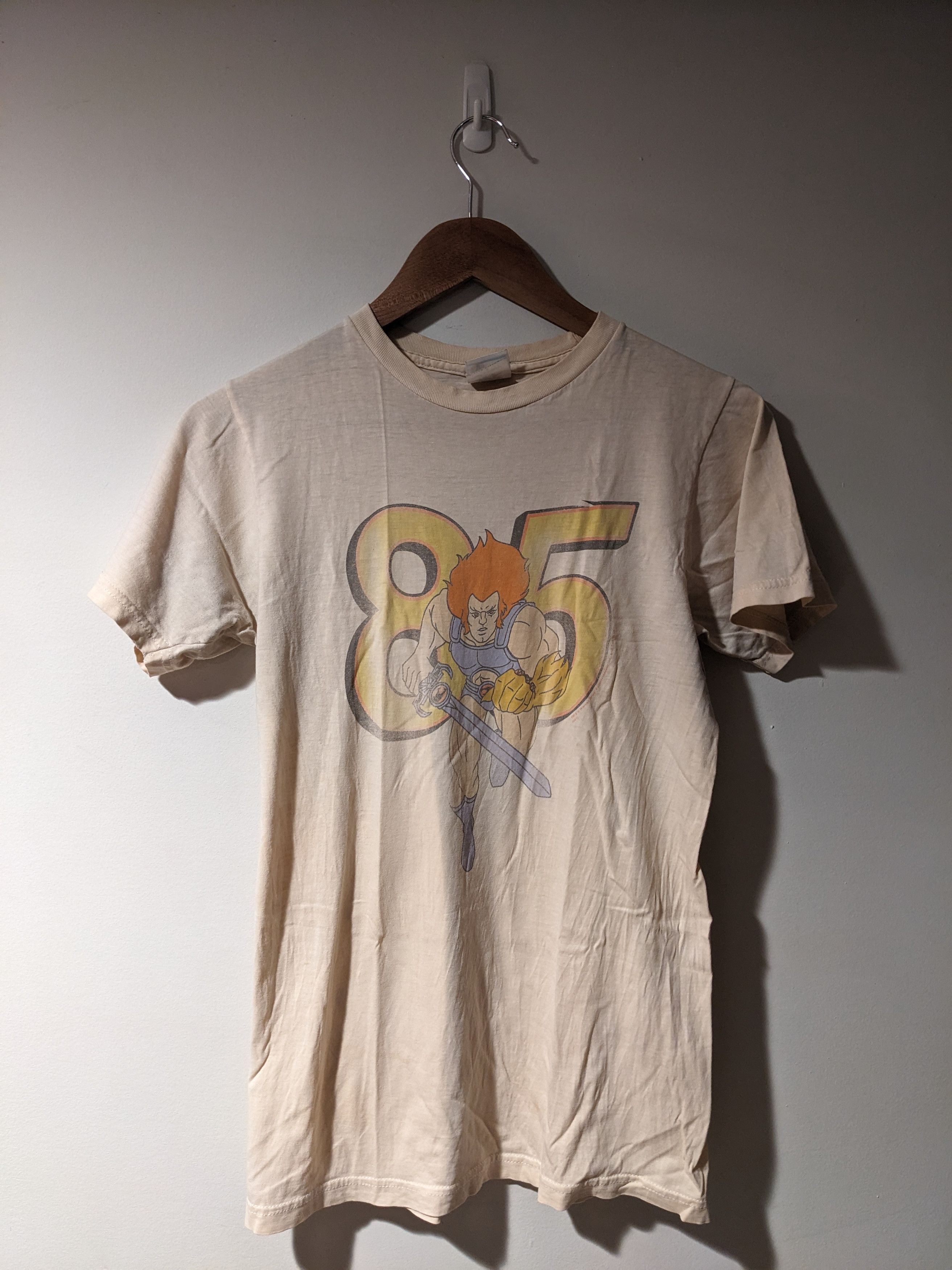 Cartoon Network Vintage 2007 Thundercat Lion-O Beige Yellow Small T-Shirt Size US S / EU 44-46 / 1 - 1 Thumbnail