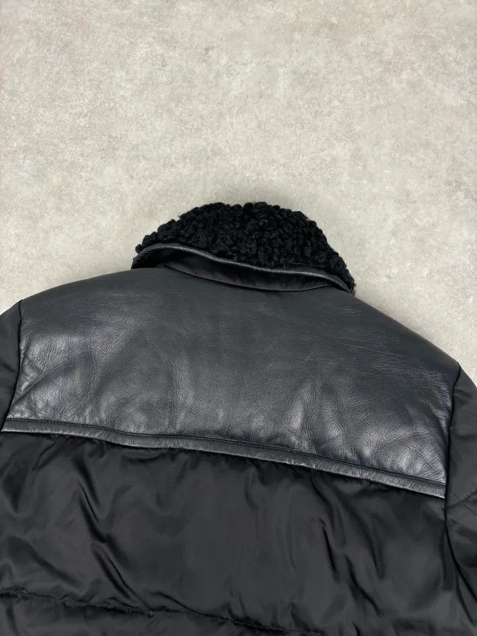 Prada AW2018 Prada Black Puffer Shearling Leather Jacket Size US M / EU 48-50 / 2 - 6 Thumbnail