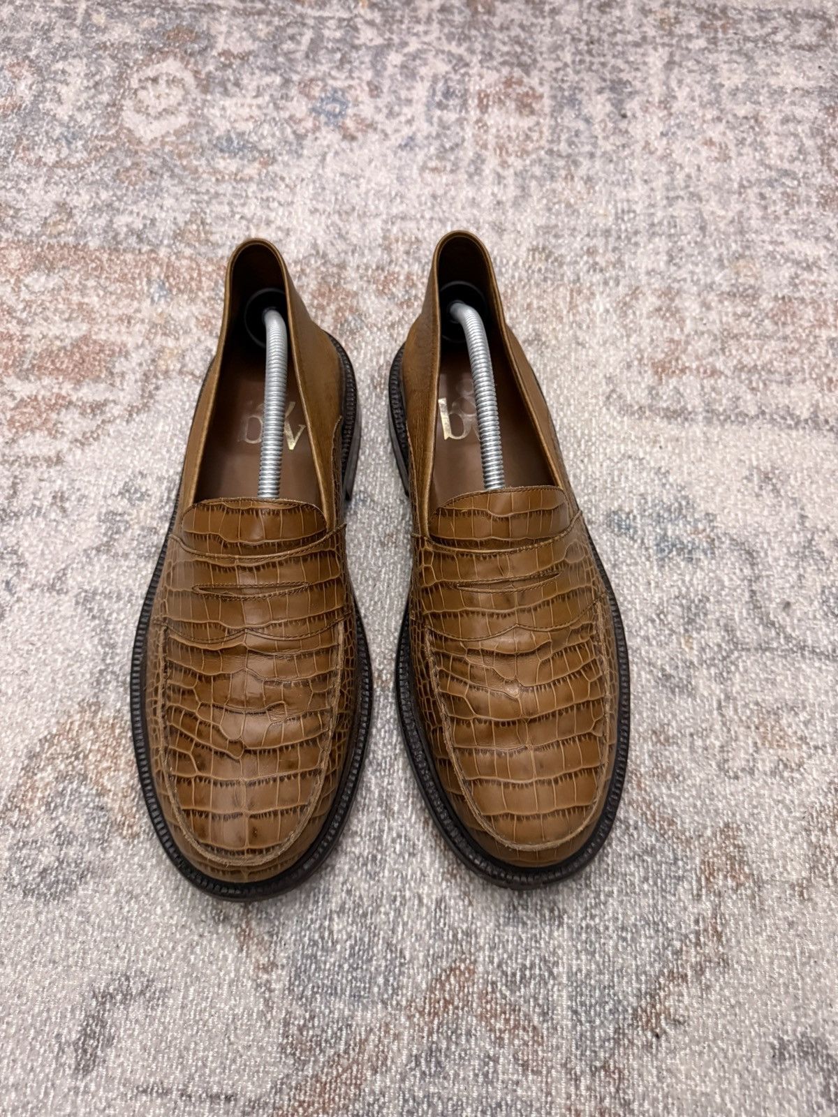 Blackstock & Weber Blackstock & Weber Ellis Mules Brown Croc Size US 10 / EU 43 - 3 Thumbnail