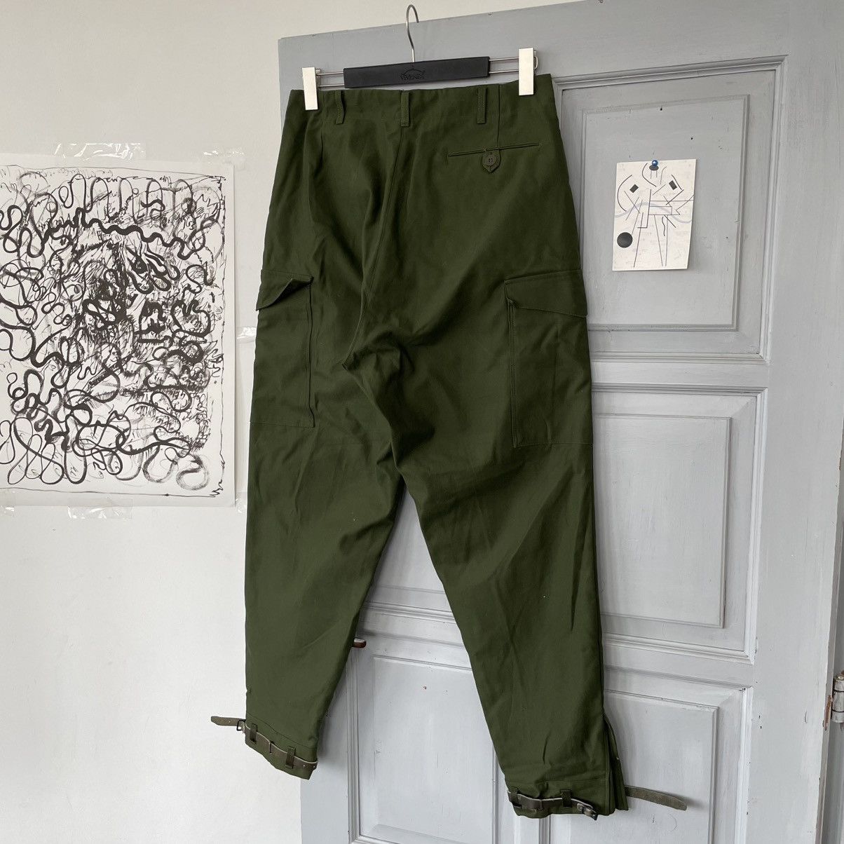 Vintage Vintage 1975 Swedish M-59 Cargo Pants size 50 Size US 35 - 6 Thumbnail