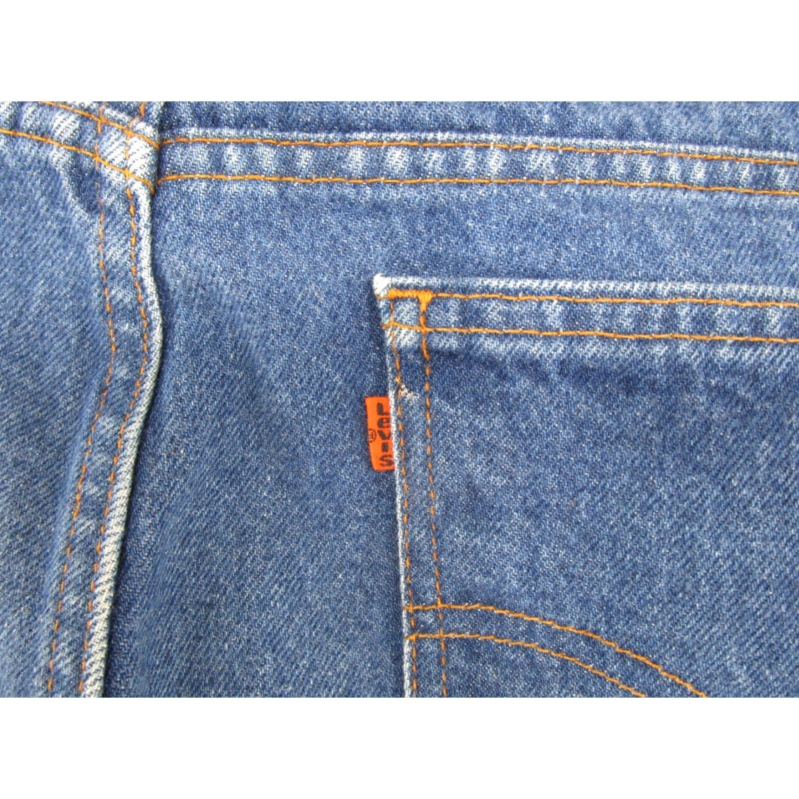 Levi's VINTAGE LEVI'S Orange Tab 517 Jeans Men's 38x32 Blue Denim USA Made Size US 38 / EU 54 - 3 Thumbnail
