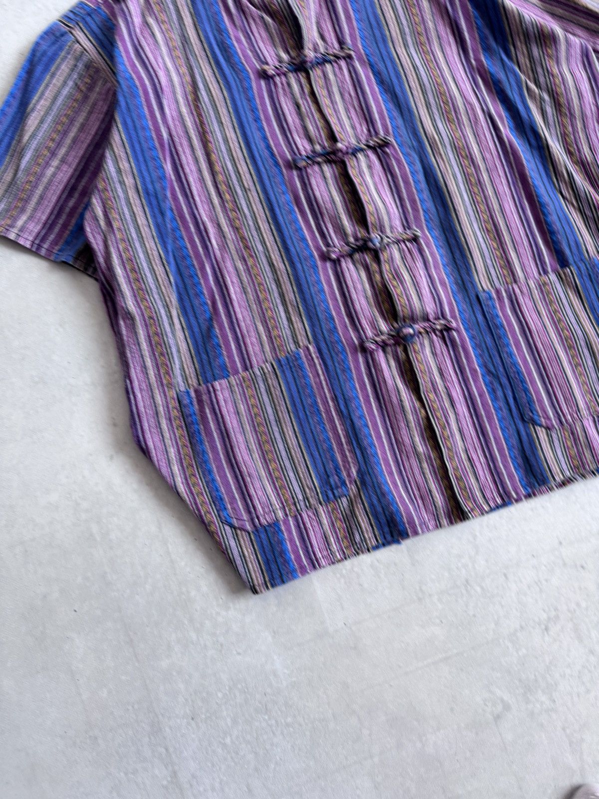 Japanese Brand Vintage Coogi Style Unisex Knitted Short Sleeve Coton Shirt Size US L / EU 52-54 / 3 - 5 Thumbnail