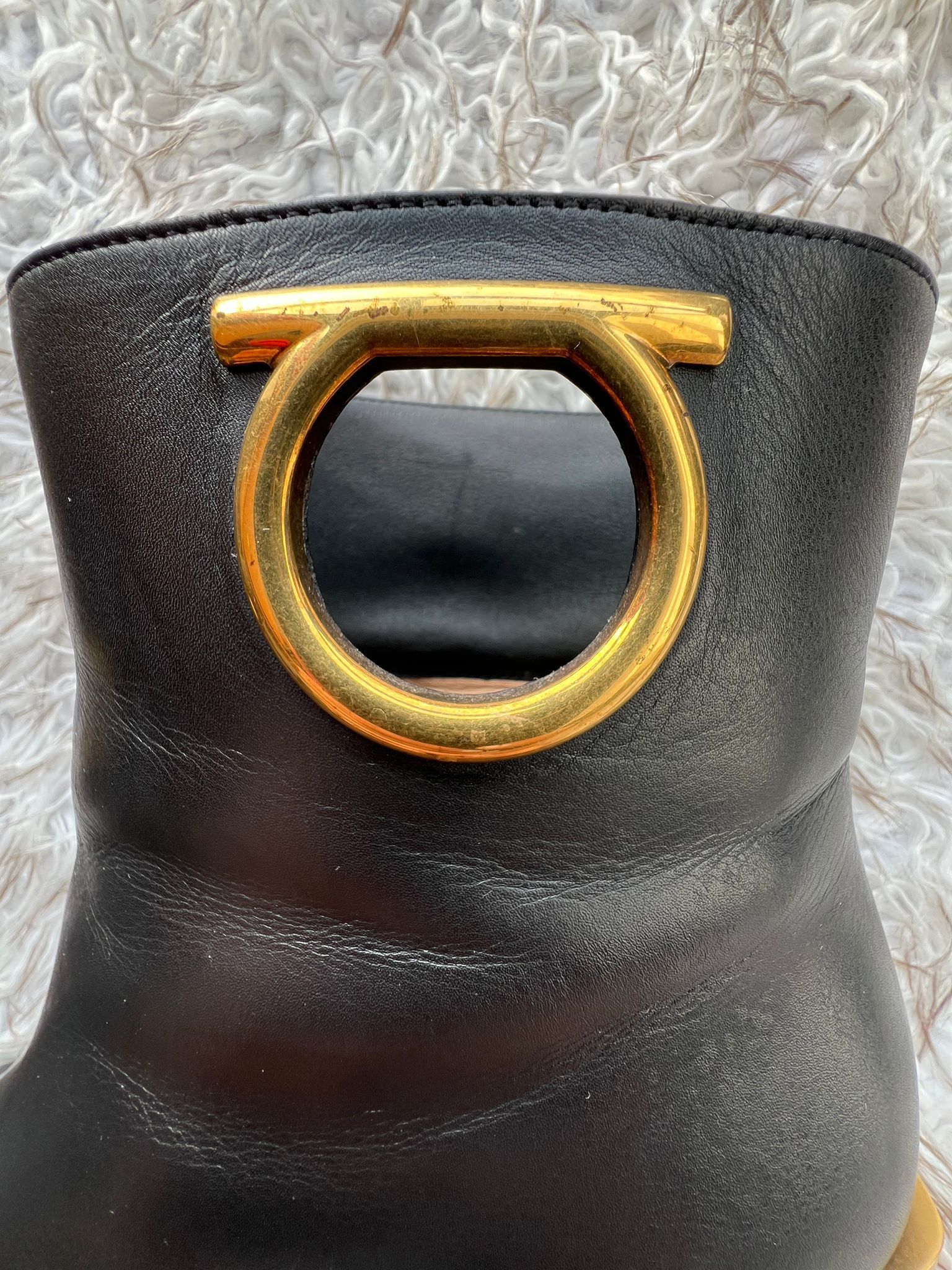 Salvatore Ferragamo Salvatore Ferragamo Albiano Ankle Boots in Black, size 7.5 Size US 7.5 / IT 37.5 - 15 Thumbnail