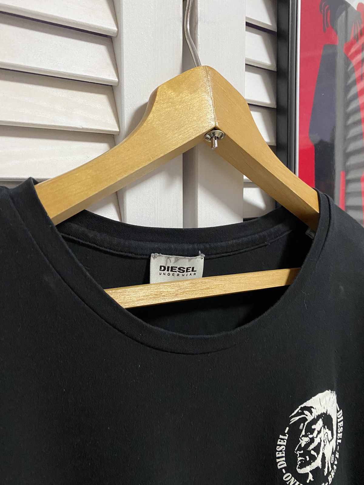 Diesel × Vintage T-Shirt Tee Black Diesel Mini Logo Size M Size M / US 6-8 / IT 42-44 - 4 Thumbnail