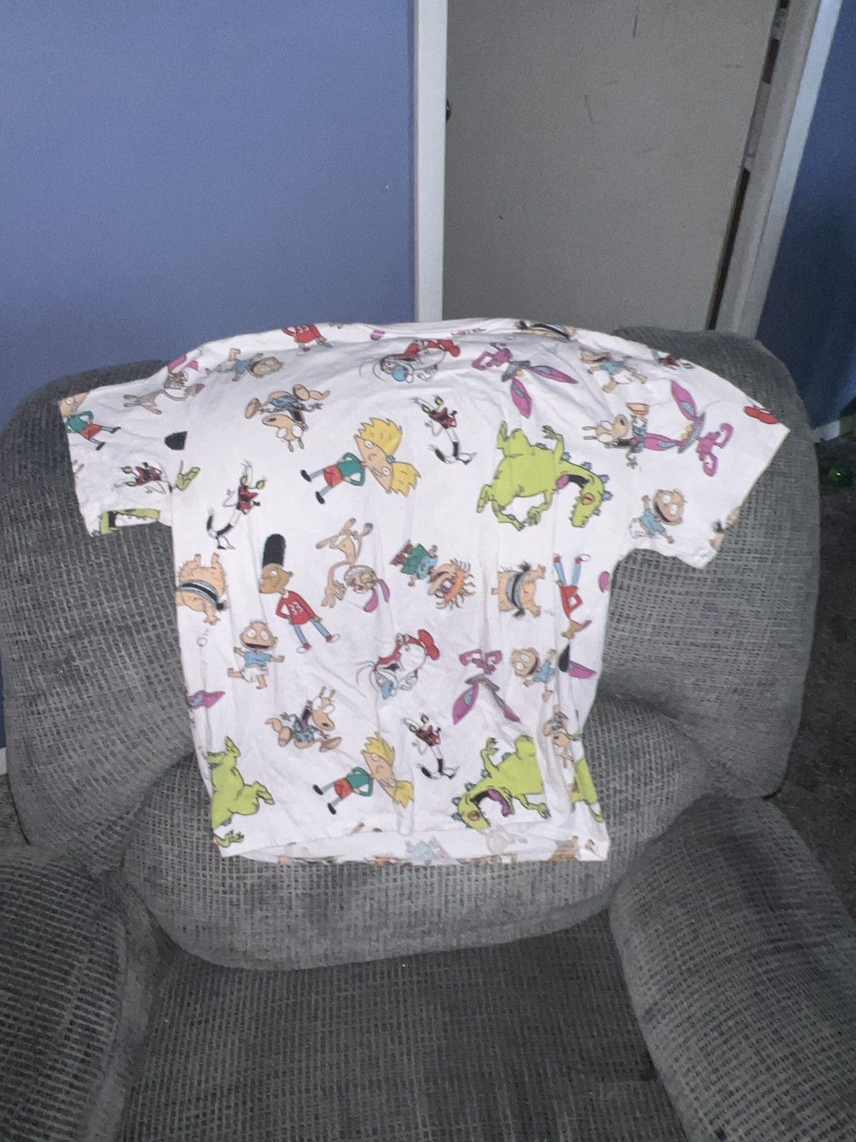 Nickelodeon Nickelodeon All-Over Tee Size US L / EU 52-54 / 3 - 3 Thumbnail