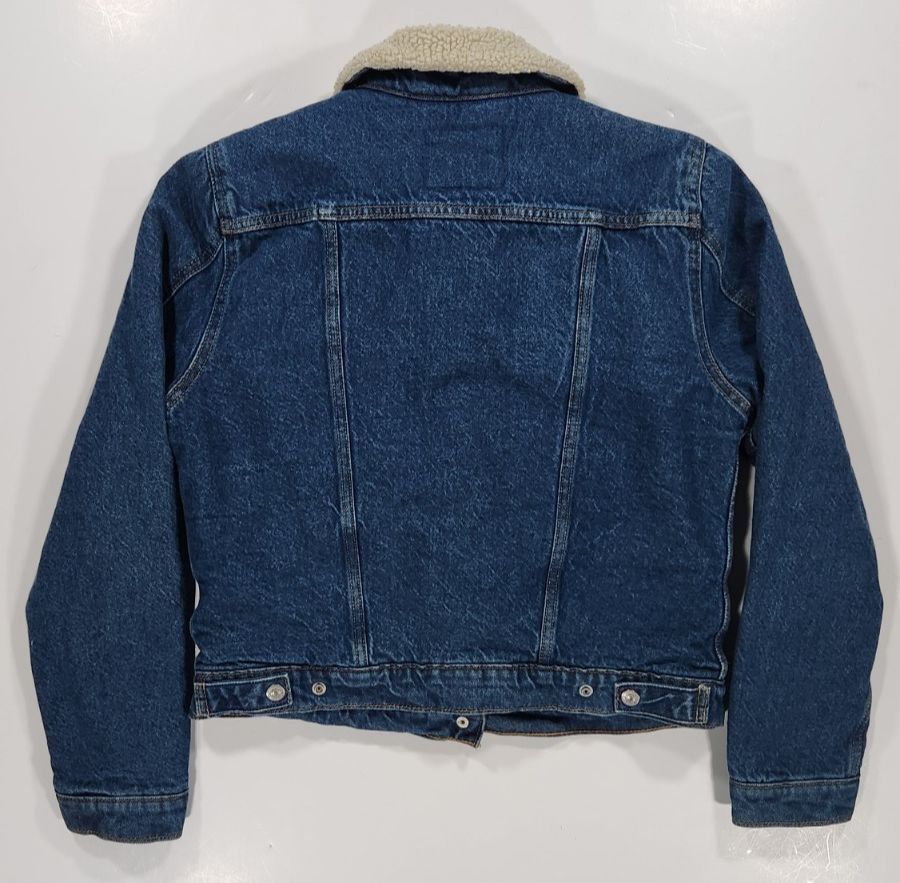 Other Levi's Sherpa Lined Denim Trucker Jacket Mid-2010s Women M Size M / US 6-8 / IT 42-44 - 2 Thumbnail