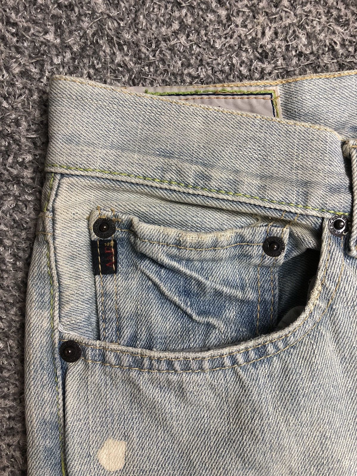 Abercrombie & Fitch Vintage Crazy Distressed Abercrombie And Fitch Flare Jeans Size US 33 - 7 Thumbnail