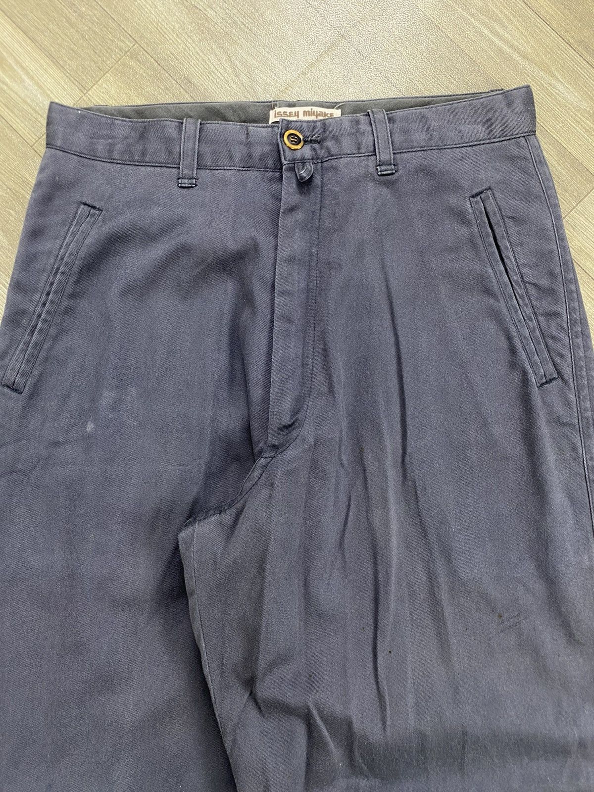 Issey Miyake 1990s Vintage Issey Miyake Men Slack Casual Pants Designer Size US 30 / EU 46 - 4 Thumbnail