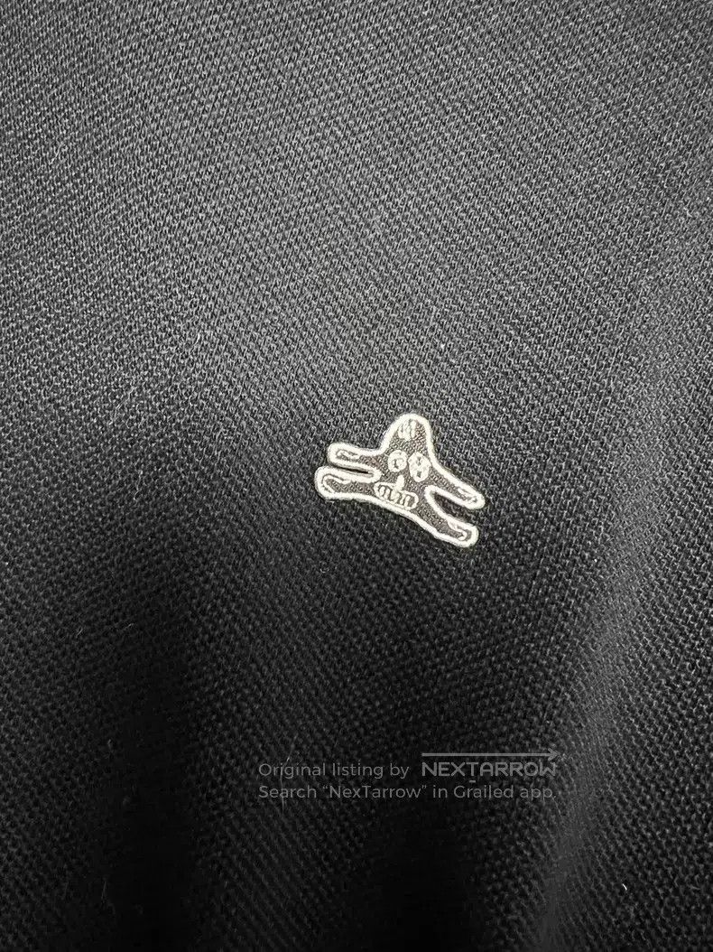 Celine CELINE Little Devil Embroidered Black Polo Shirt Short Sle Size US M / EU 48-50 / 2 - 4 Thumbnail