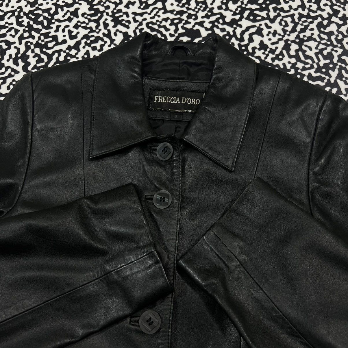 Japanese Brand Vintage Y2K Japanese Leather Jacket Blazer Opium Rick Style Size S / US 4 / IT 40 - 10 Thumbnail