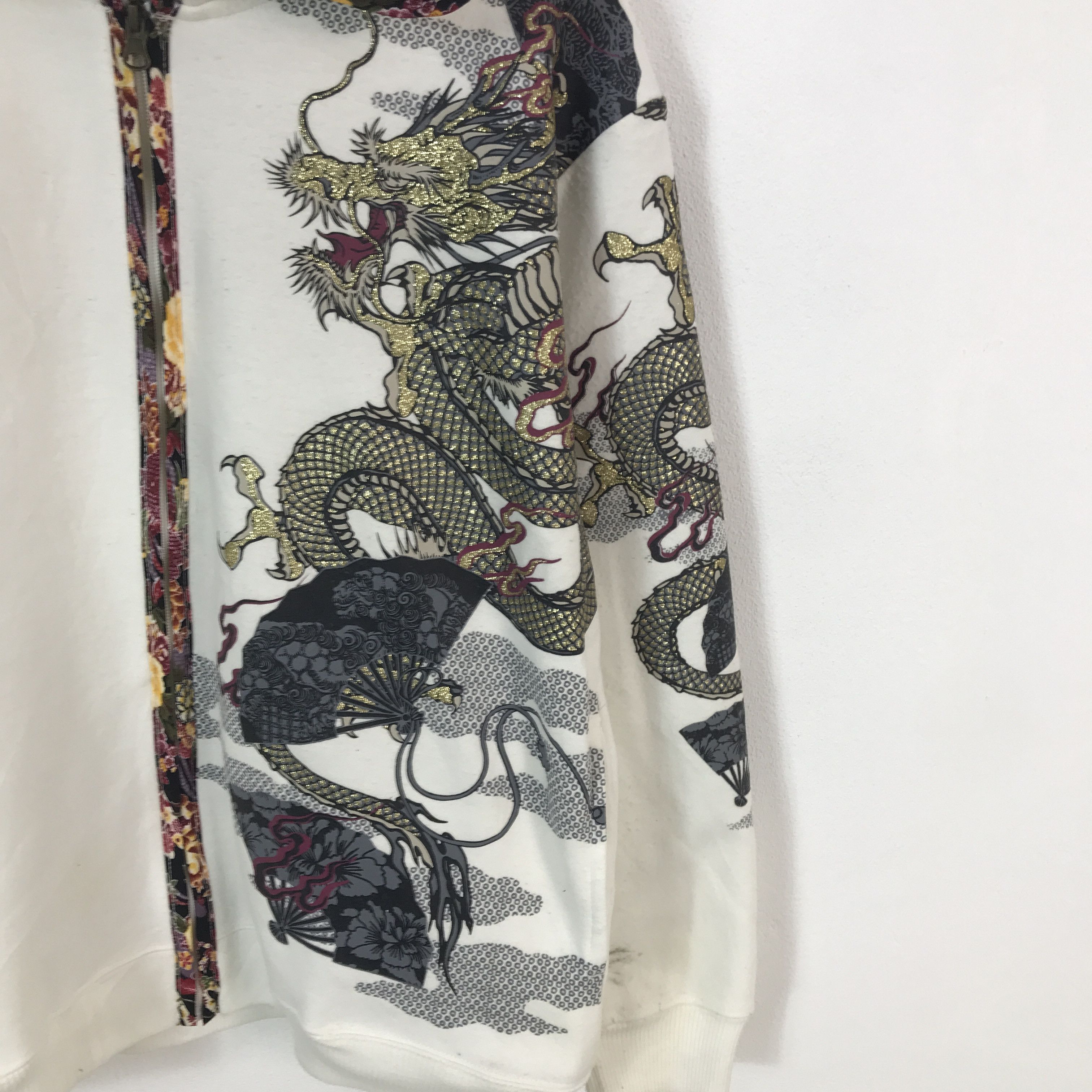 Designer × Japanese Brand Sukajan Dragon Japanese Style Zipper Jacket Hoodie Size US M / EU 48-50 / 2 - 4 Thumbnail
