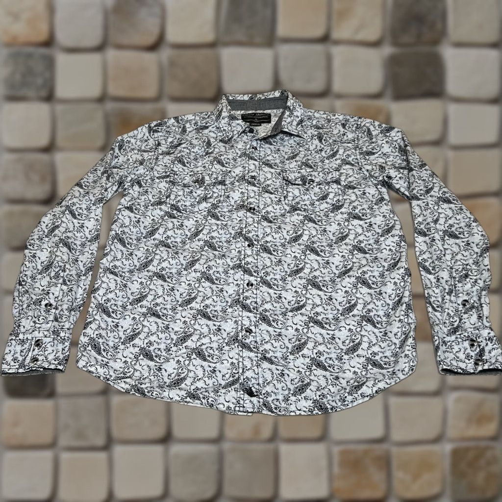 Cody James Cody James Paisley Pearl Snap Western Shirt Mens S Long Sleeve Size US S / EU 44-46 / 1 - 1 Thumbnail